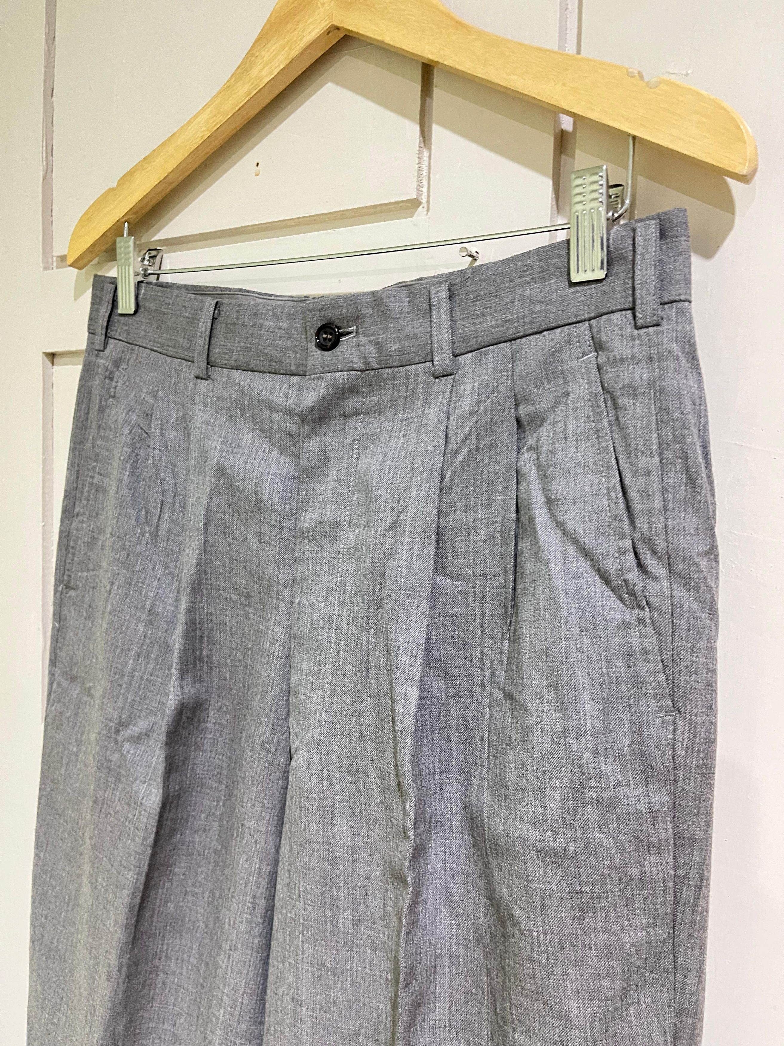 Comme des Garcons Homme Vintage AD1989 Comme des Garcons Homme Wool Trouser Pants Size US 32 / EU 48 - 5 Thumbnail