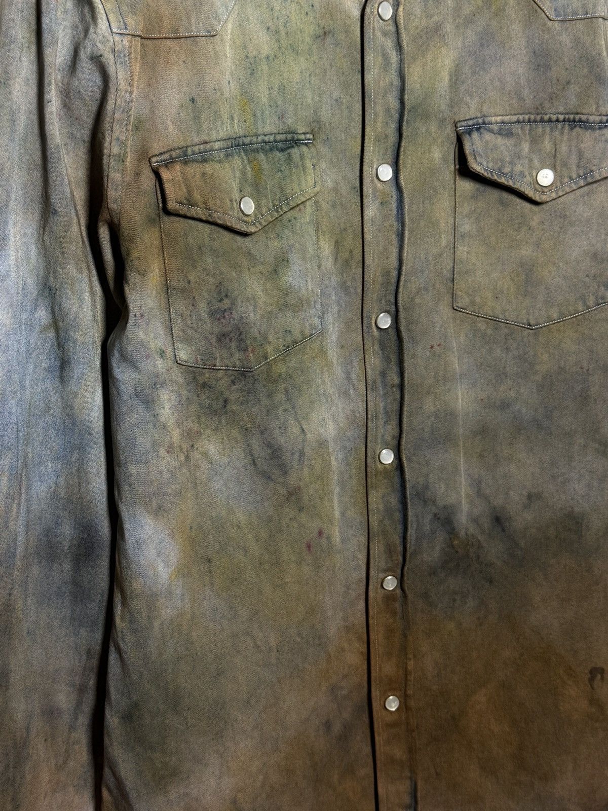 Acne Studios acne studios mechanik denim western shirt Size US M / EU 48-50 / 2 - 6 Thumbnail