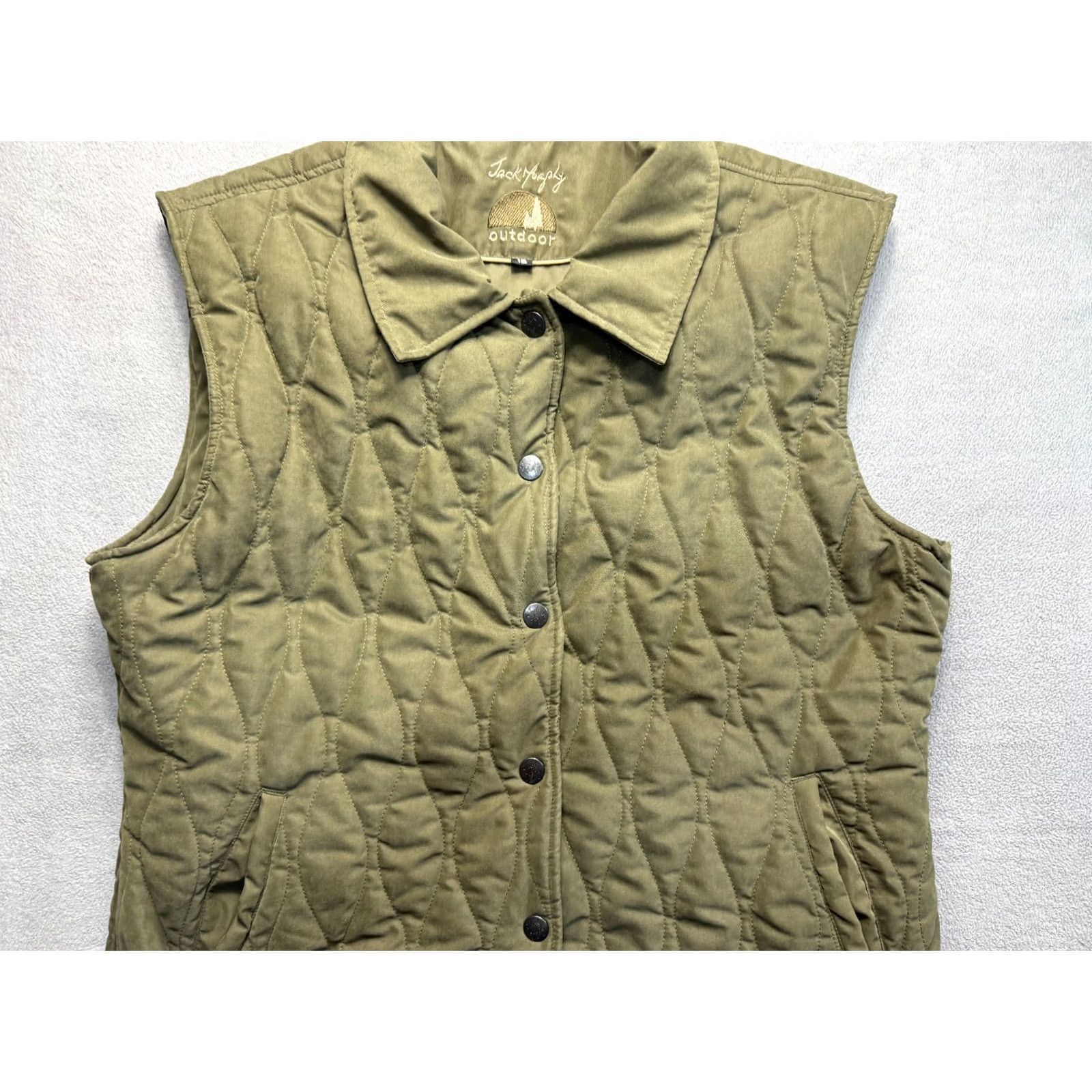 Vintage Jack Murphy Green Vest Womens size 18 Size XXL / US 16-18 / IT 52-54 - 7 Thumbnail
