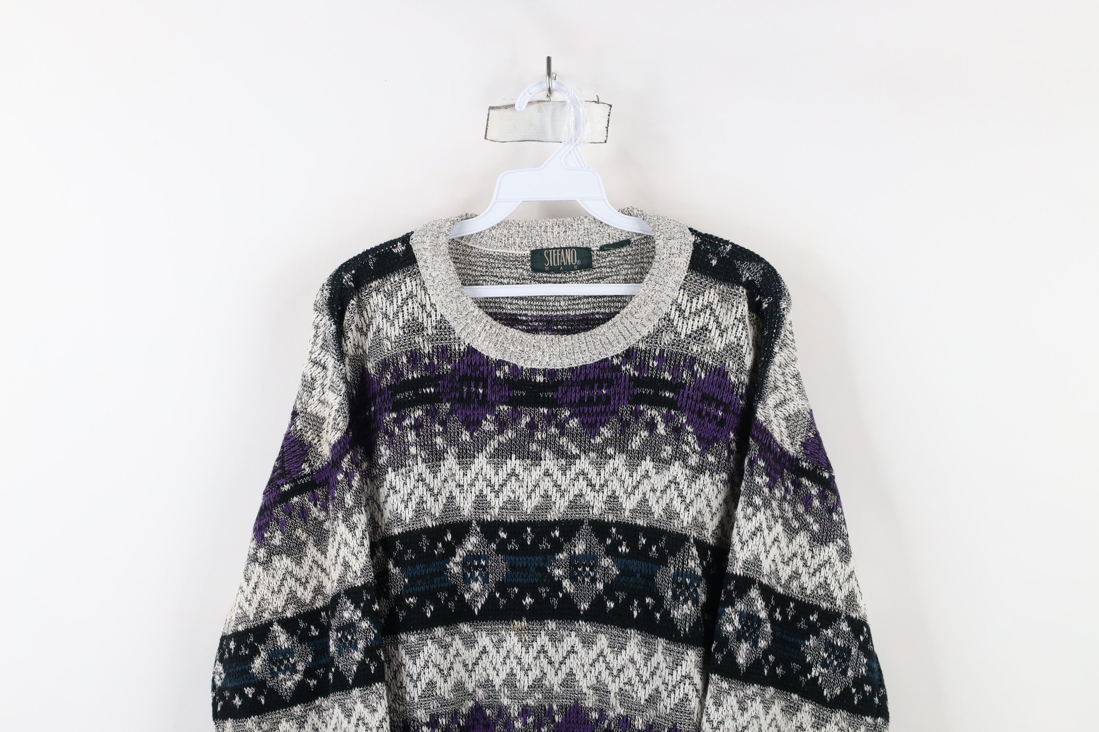 Vintage Vintage 90s Coogi Style Southwestern Fiesta Knit Sweater Size US M / EU 48-50 / 2 - 2 Thumbnail