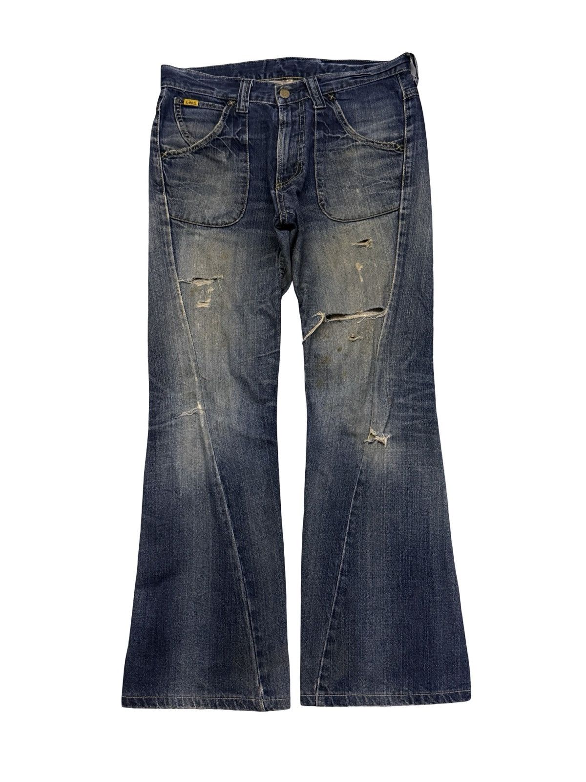 Lee Vintage Lee Riders Japan Bootcut Flare Denim Y2K | W32 Size US 32 / EU 48 - 2 Thumbnail