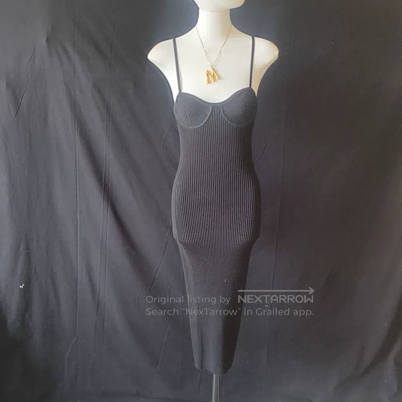 Helmut Lang HELMUT LANG Knitted Camisole Dress Size XS / US 0-2 / IT 36-38 - 1 Thumbnail