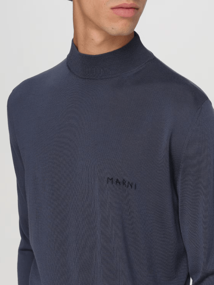 Marni BNWT AW24 MARNI FINE WOOL BLOCKS SWEATER 48 Size US M / EU 48-50 / 2 - 11 Thumbnail