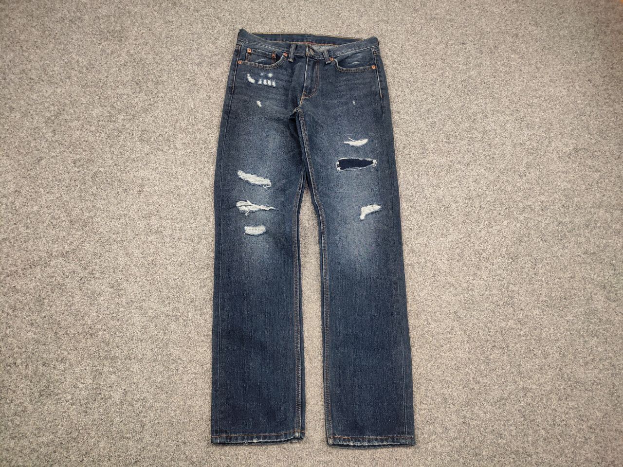 Levi's Levis 511 Stretch Distressed Denim Jeans Vintage Style Size US 31 - 3 Thumbnail