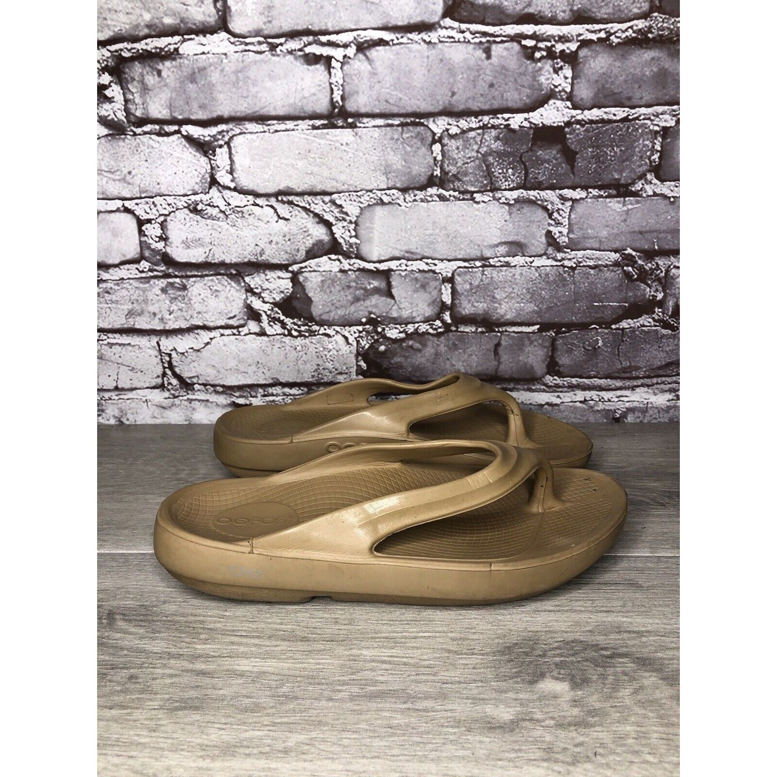 Other Oofos Oolala Camel Nude Rubber Thong Lightweight Sandals Wom Size US 10 / IT 40 - 3 Thumbnail