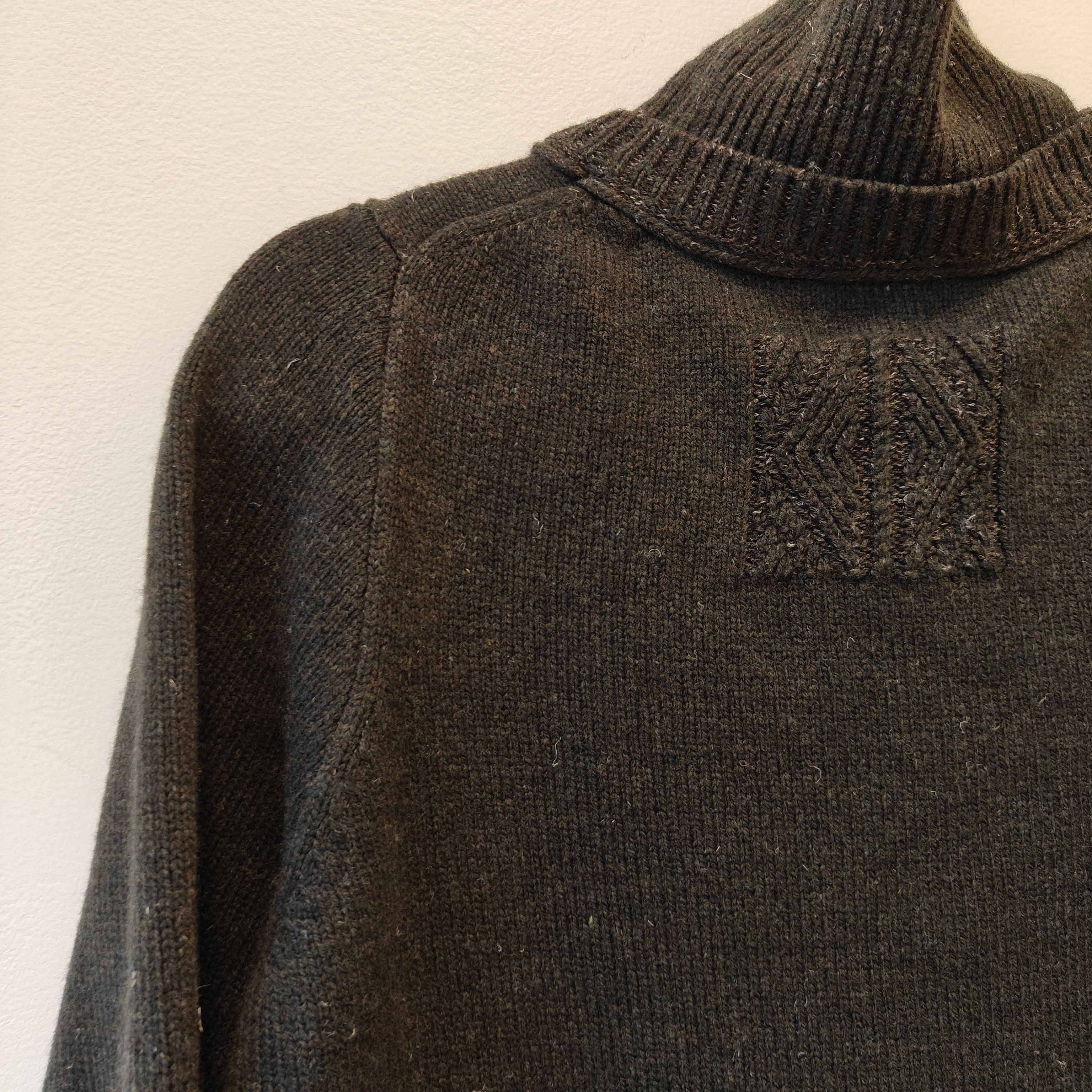 Inis Meain LNWOT Turtleneck grey sweater wool linen blend Size US S / EU 44-46 / 1 - 11 Thumbnail