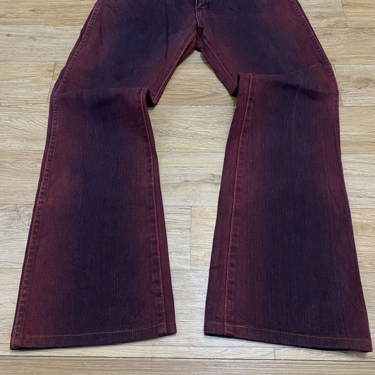 Wrangler 2000s Vintage Wrangler Purpel Flared Denim Pants Size US 30 / EU 46 - 5 Thumbnail