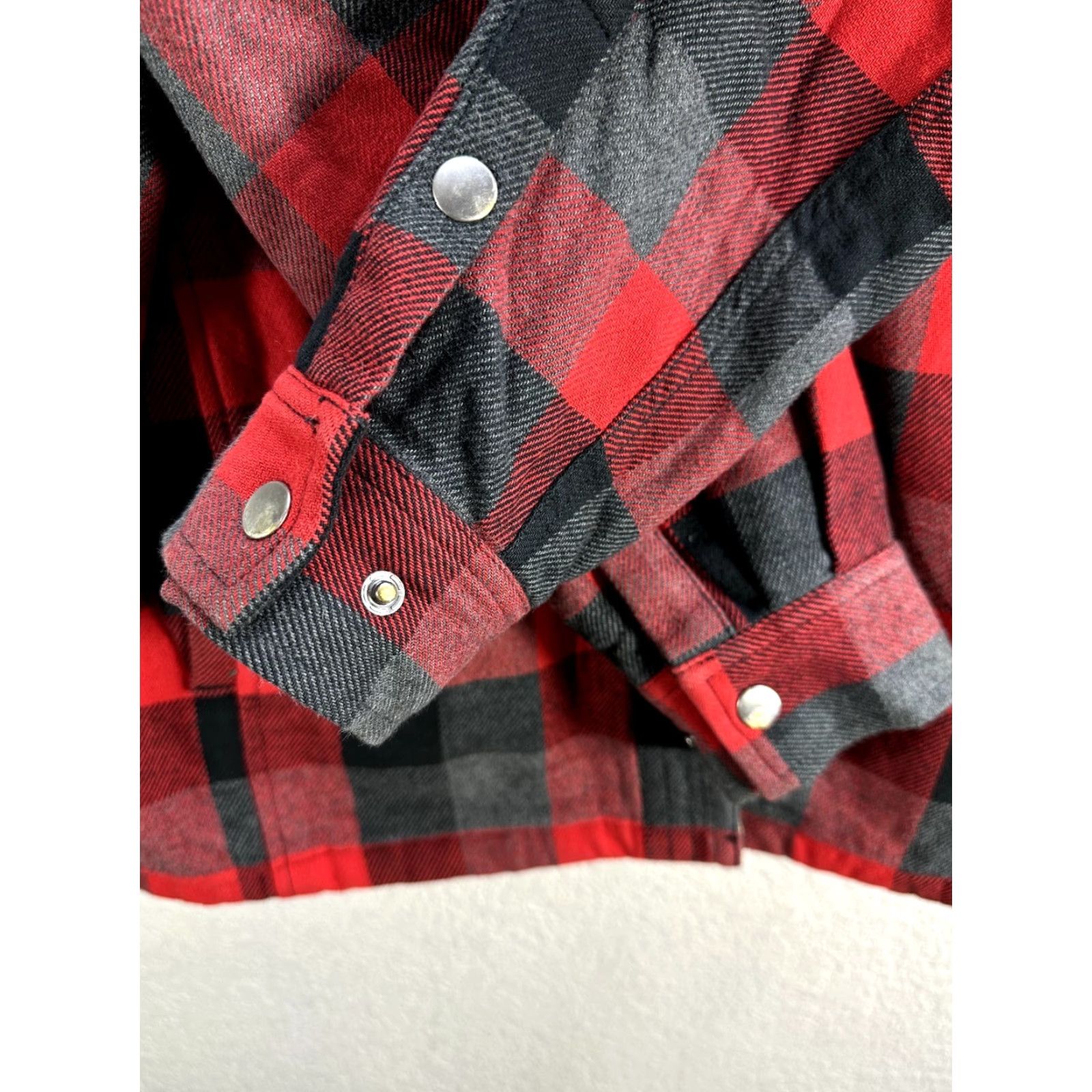 Vintage Mens Duluth Trading Red Plaid Thick Snap Button Shirt Long Sleeve Cotton Nylon M Size US M / EU 48-50 / 2 - 6 Thumbnail