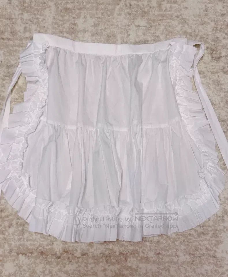 Comme des Garcons Comme des Garcons Size F Lace gathered apron Size 23" - 1 Thumbnail