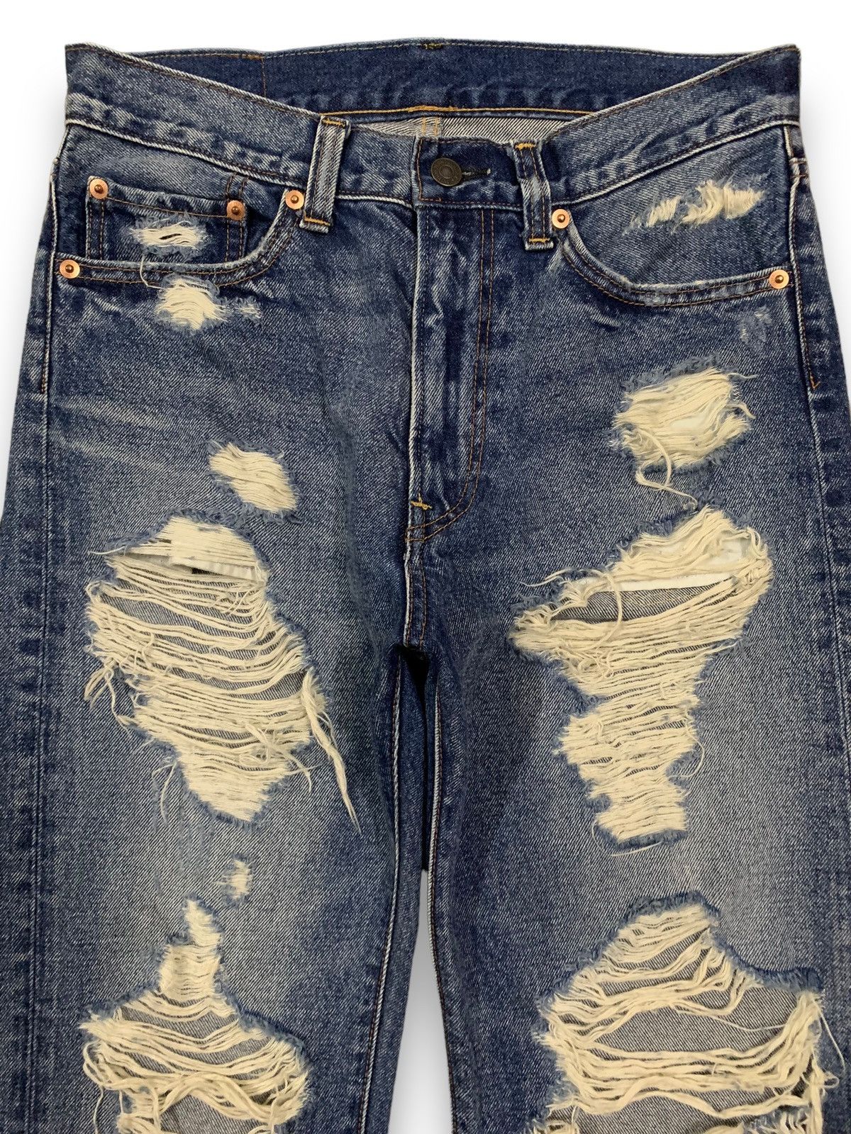 14th Addiction Vintage Y2K Japanese Brand RNA Distressed Grunge Jeans Size US 30 / EU 46 - 3 Thumbnail