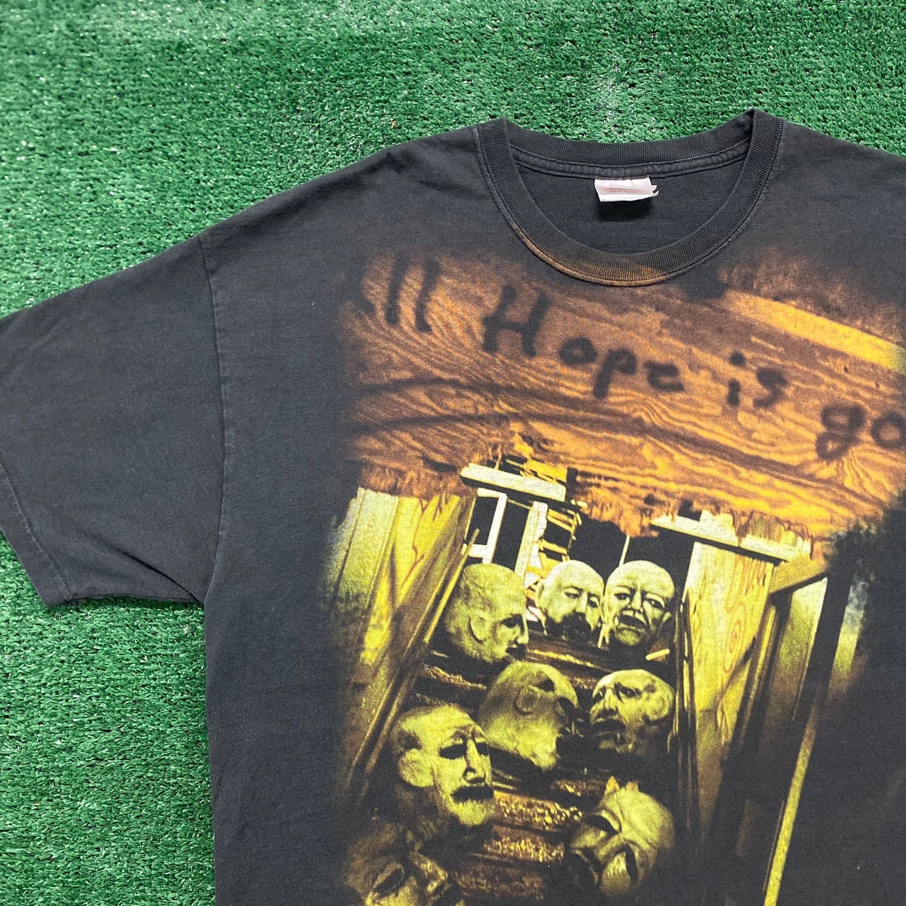 Band Tees Vintage Y2K Slipknot All Hope Is Gone Metal Band T-Shirt Size US XL / EU 56 / 4 - 2 Thumbnail