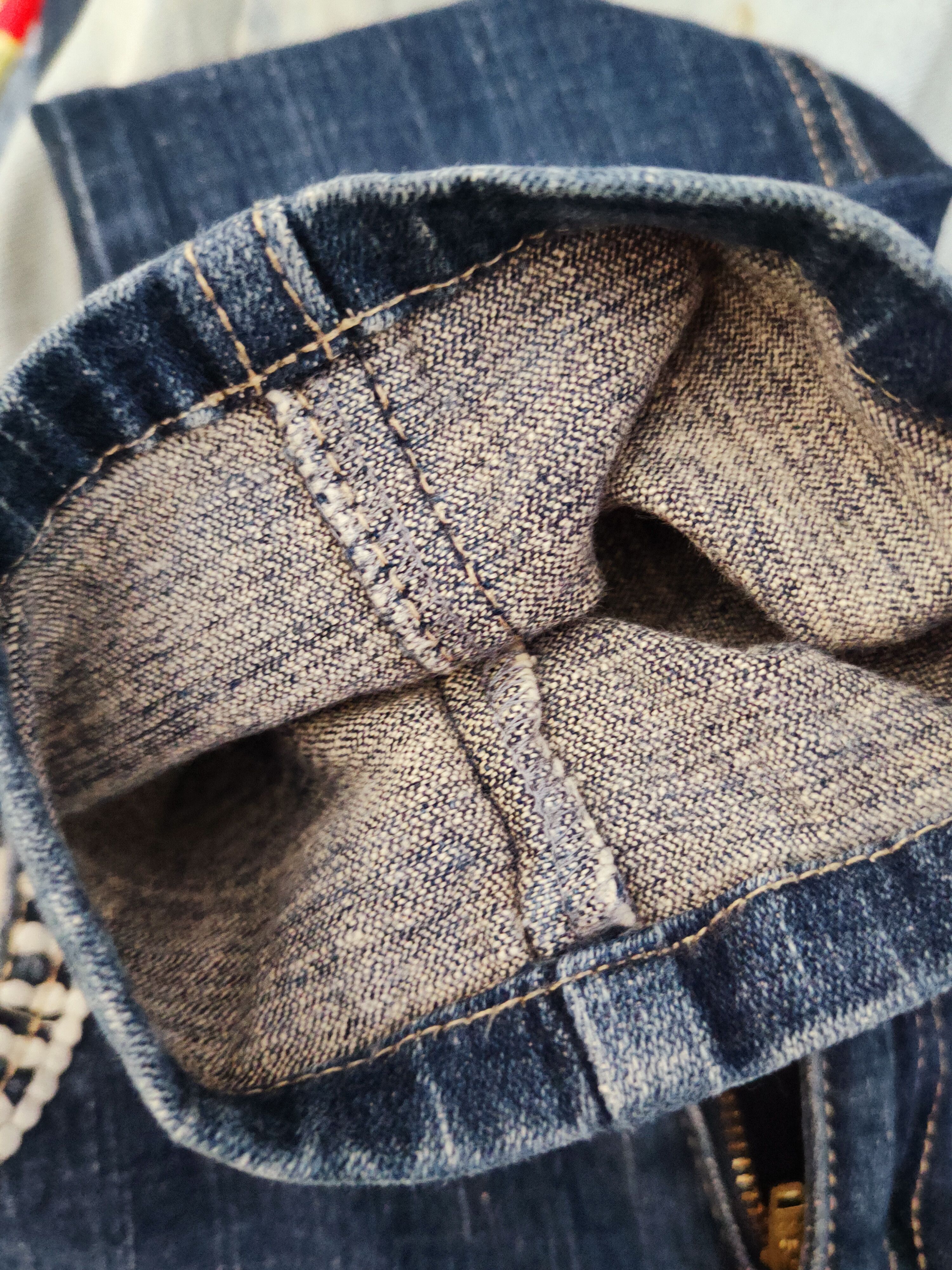 Japanese Brand × Vintage Japanese Brand Dark Blue Distressed Ripped Jeans Size 30" / US 8 / IT 44 - 16 Thumbnail
