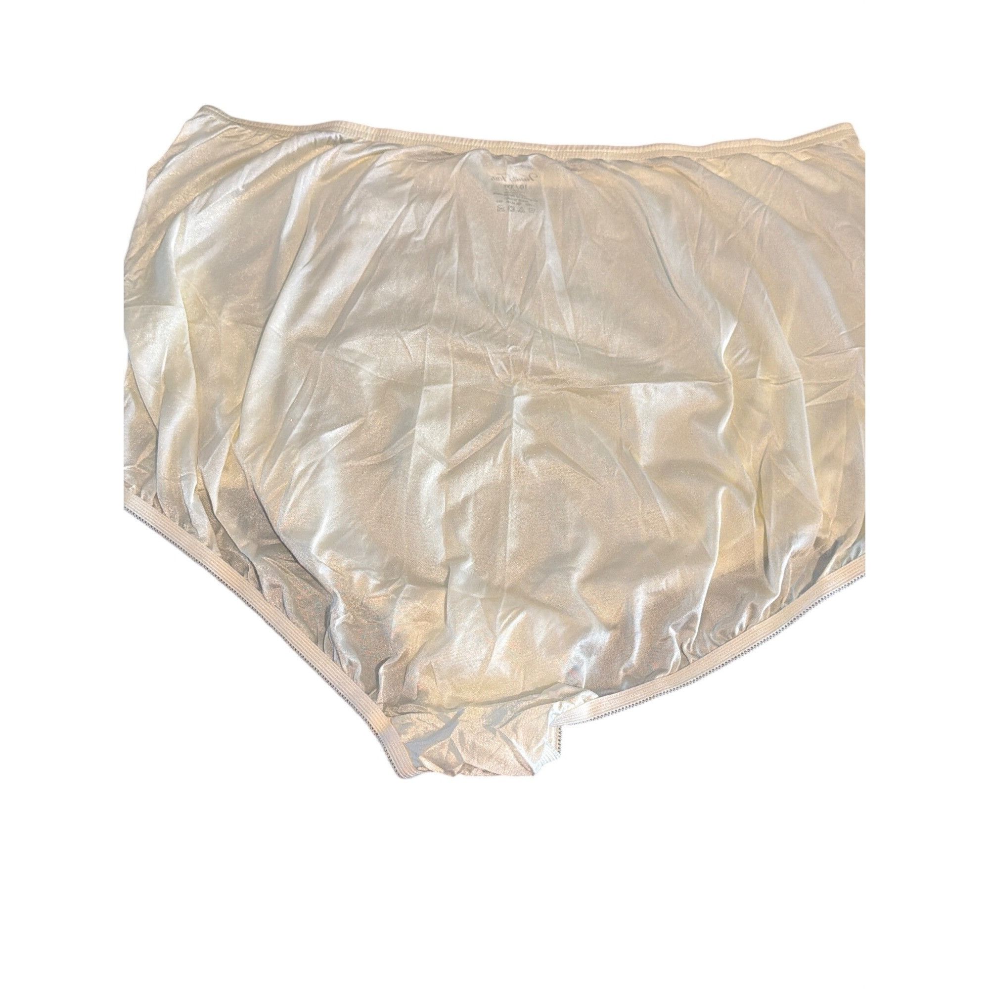Other Vtg Vanity Fair 13801 Candleglow Nylon Brief Granny Panties Size ONE SIZE - 3 Thumbnail
