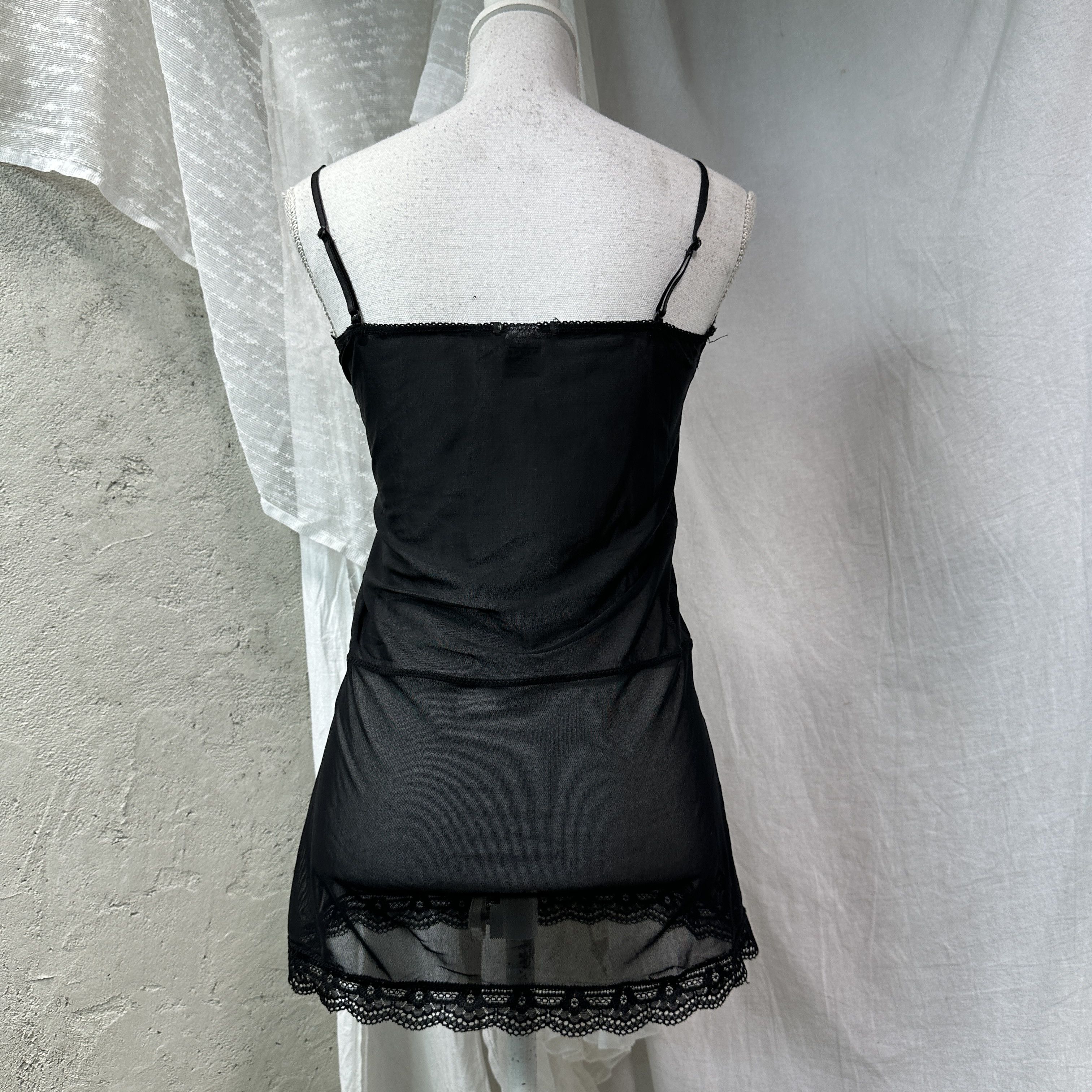Vintage Vintage Avant Garde Coquette Mesh Vive Maria Top Y2K Size L / US 10 / IT 46 - 6 Thumbnail