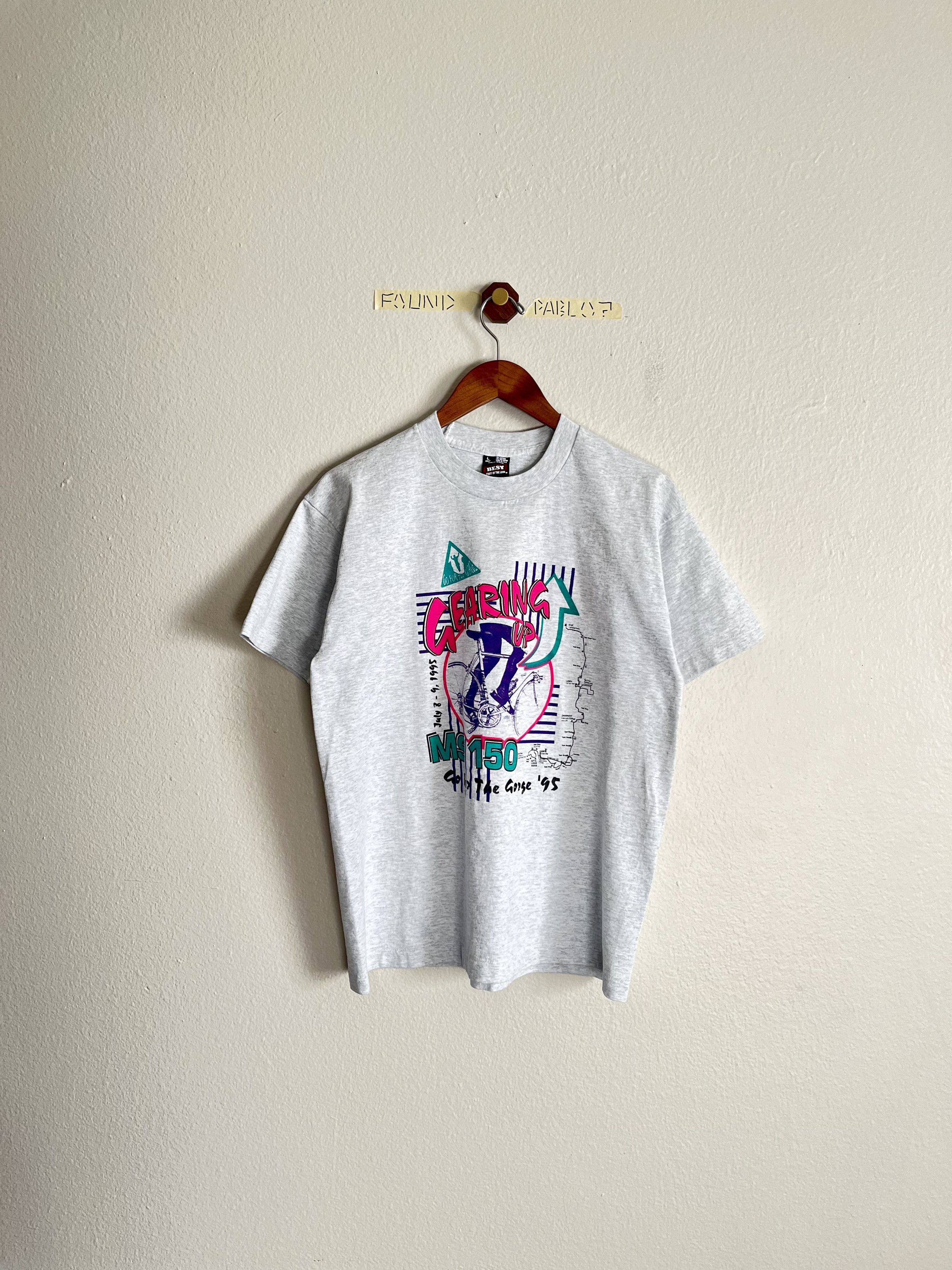 Other 90s "Gearing Up" Crewneck Tee Size US L / EU 52-54 / 3 - 1 Thumbnail