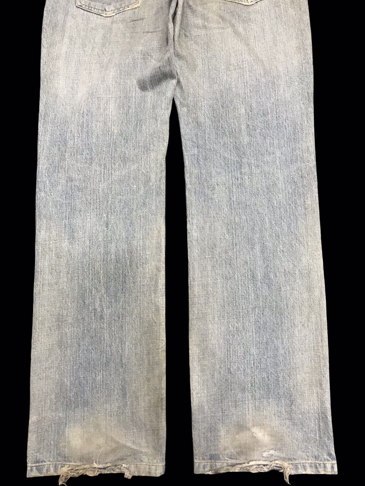 Japanese Brand × Tete Homme 💥ARCHIVAL💥TETE HOMME DIRTY DISTRESSED DENIM F129 Size US 34 / EU 50 - 10 Thumbnail