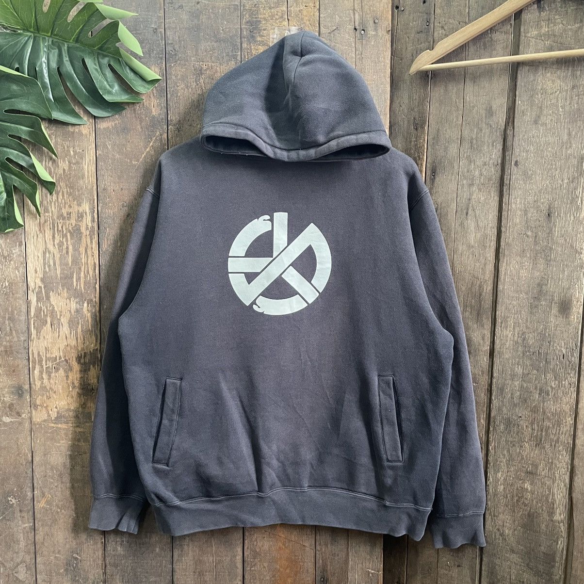 Stussy × Vintage Vintage Stussy Tribe Reality Asymmetry Hoodie Size US L / EU 52-54 / 3 - 1 Thumbnail