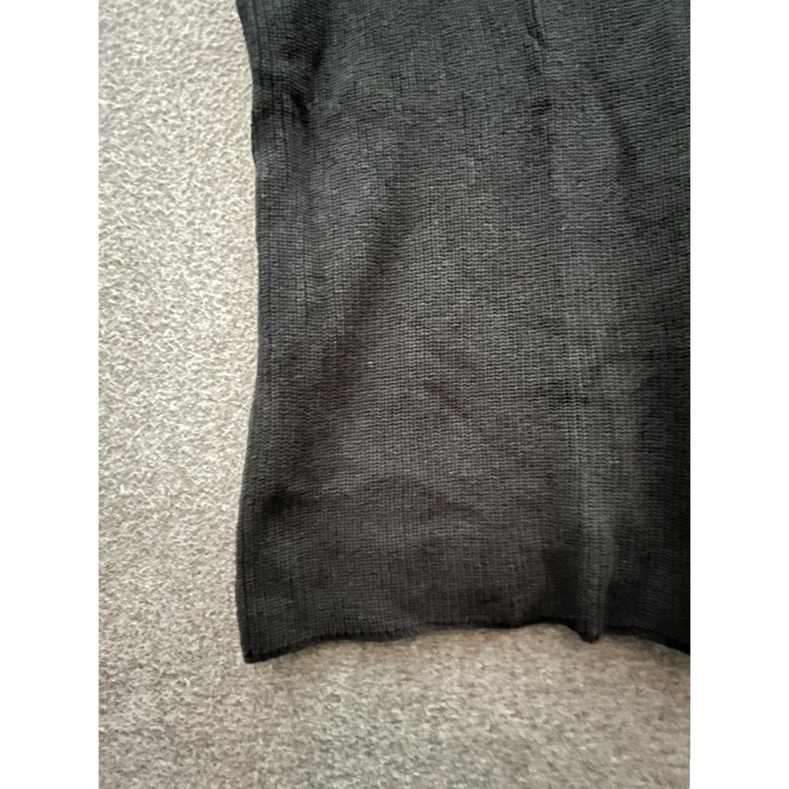 Vintage The Drop Tank Top Vest Top The Drop Textured Ribbed Sweater Knit Tank Top Sz 3X Black V-Neck Size XXL / US 16-18 / IT 52-54 - 7 Thumbnail