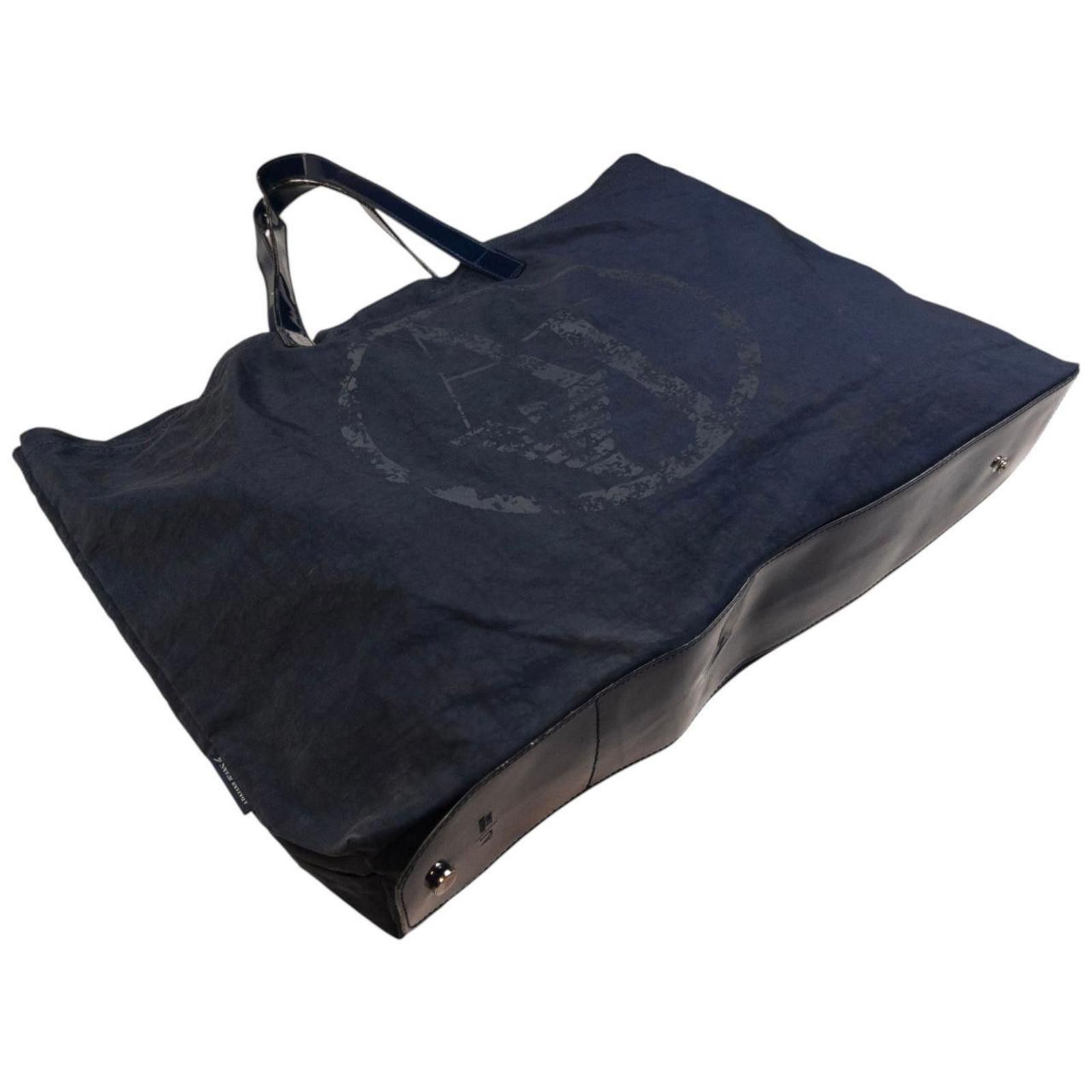 Designer Vintage Armani Jeans Foldable Shoulder Bag Size ONE SIZE - 6 Thumbnail