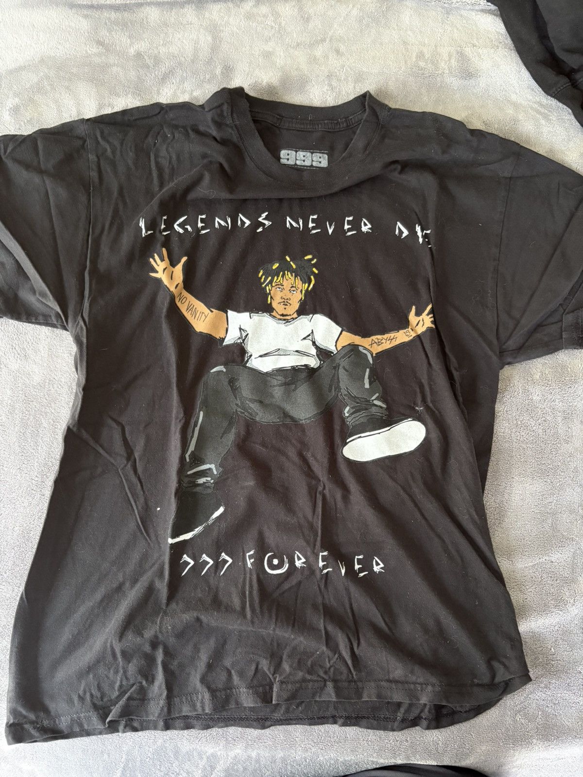 999 Club Juice Wrld T shirt Size US L / EU 52-54 / 3 - 2 Thumbnail