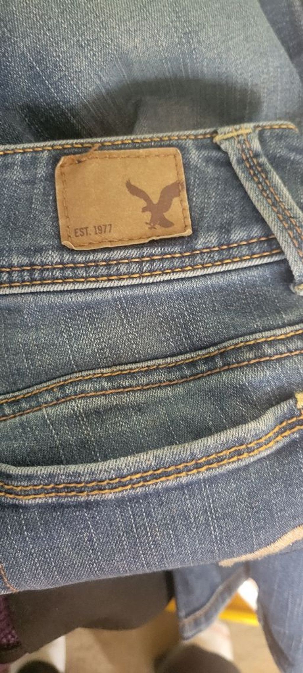 American Eagle Outfitters American Eagle 5 pocket Boot Kick Super Stretch Jeans Size 0 Size 25" / US 0 / IT 36 - 6 Thumbnail
