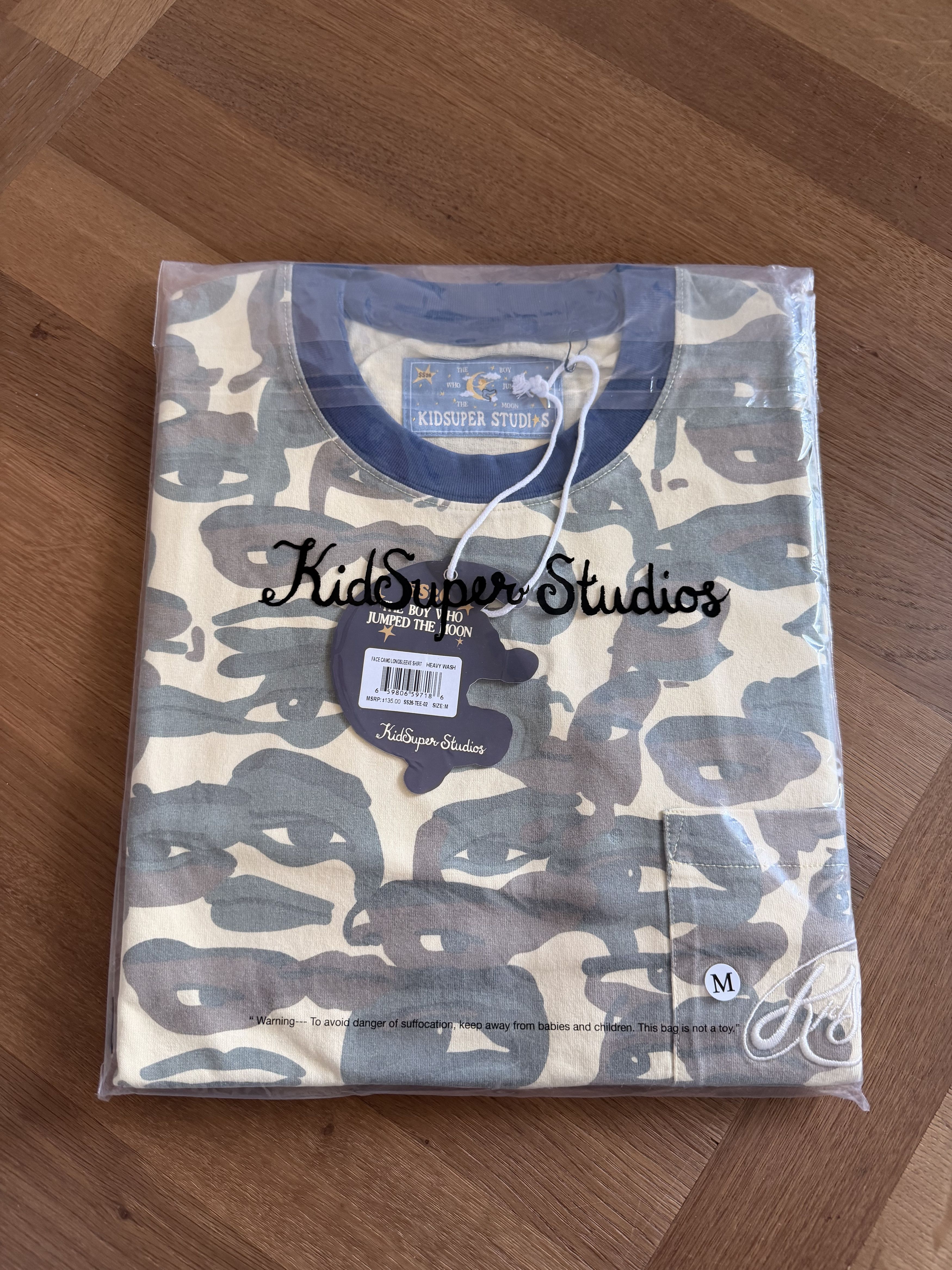 KidSuper KidSuper Studios Face Camo Longsleeve Shirt Size US M / EU 48-50 / 2 - 3 Thumbnail