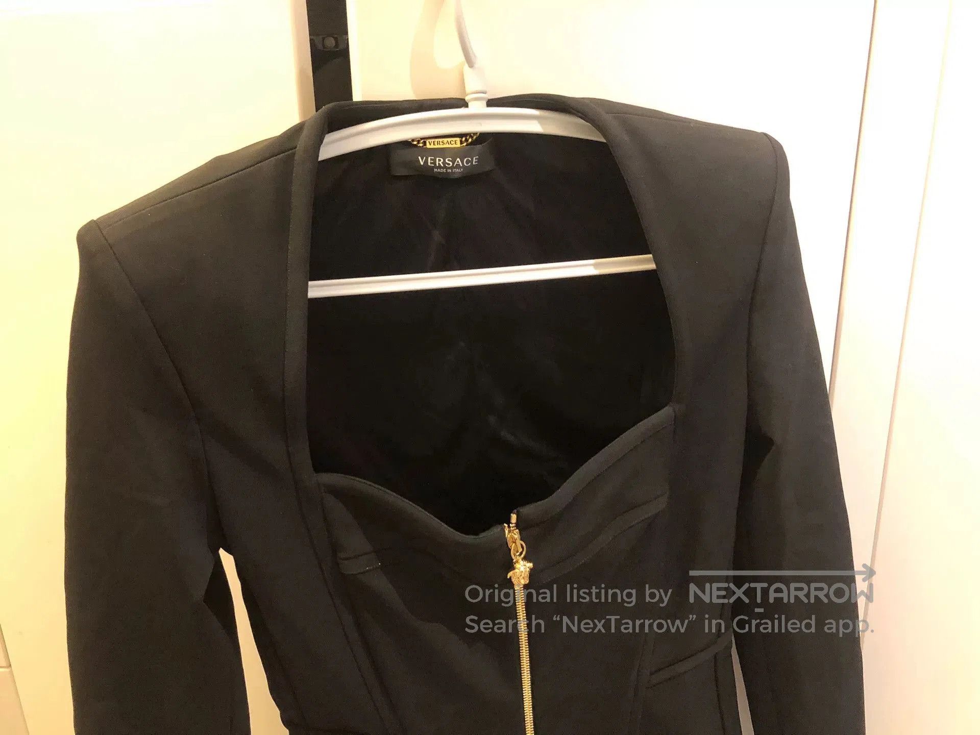 Versace Versace Runway Structured Shoulder Coat Dress. Size M / US 6-8 / IT 42-44 - 3 Thumbnail