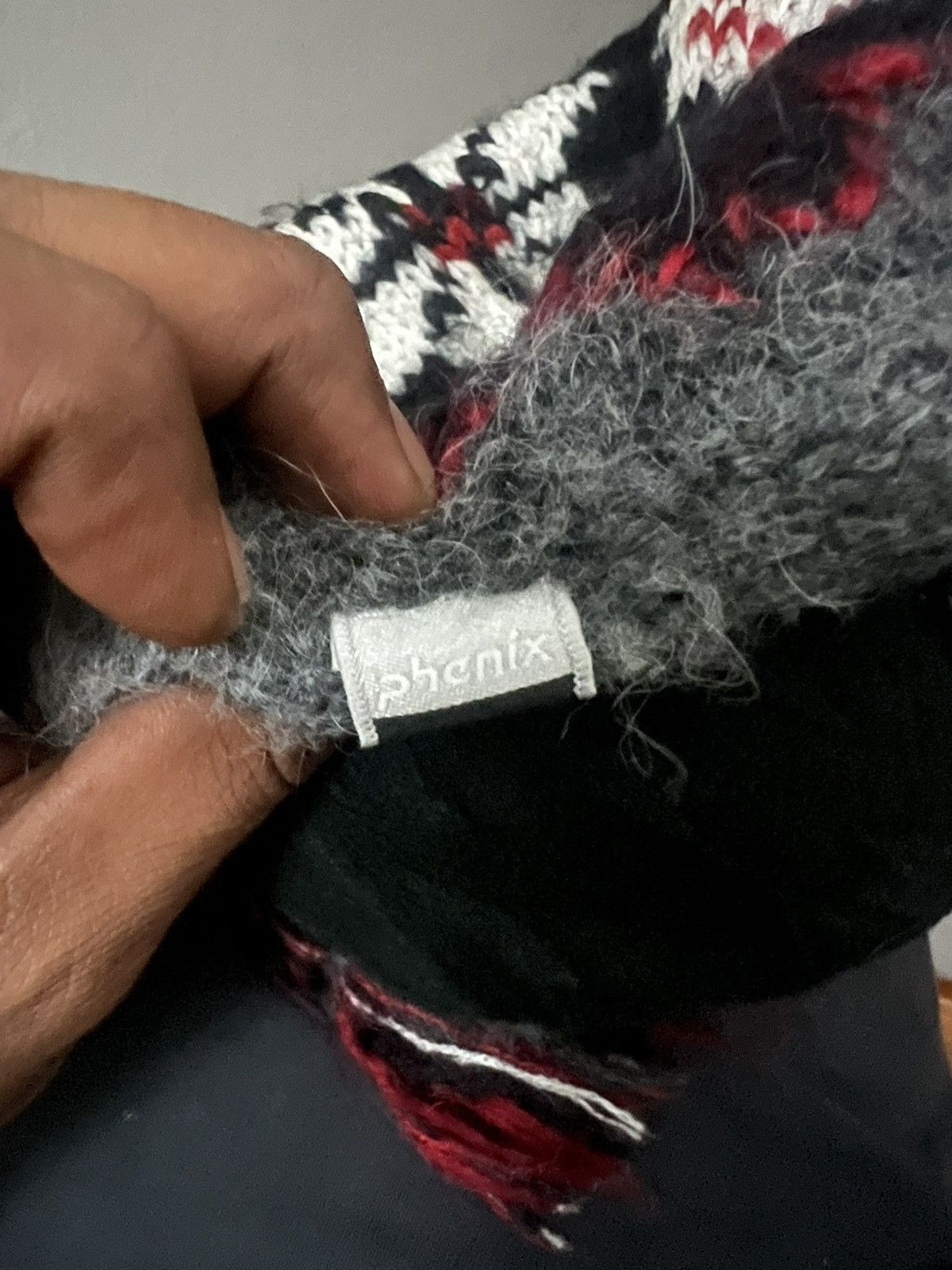 Japanese Brand × Vintage SICK‼️MOHAIR WOOL PHENIX EAR FLAT BEANIE HAT Size ONE SIZE - 9 Thumbnail