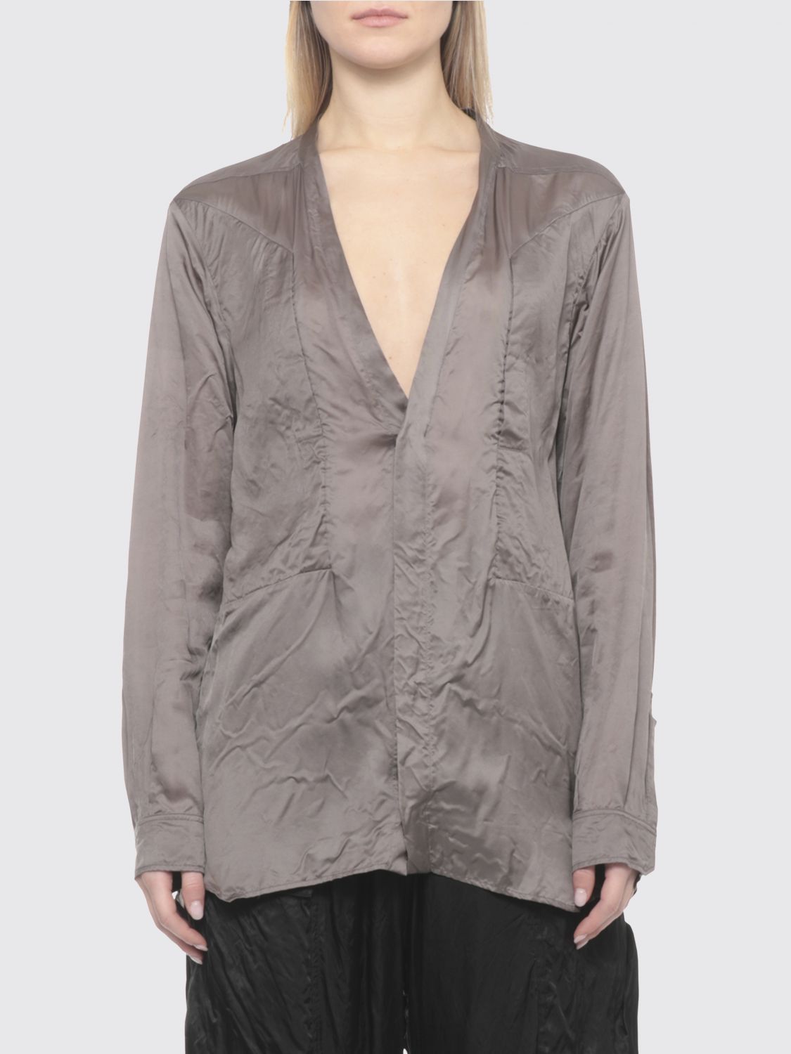 Rick Owens Rick Owens Shirt Woman Black Size XS / US 0-2 / IT 36-38 - 1 Thumbnail