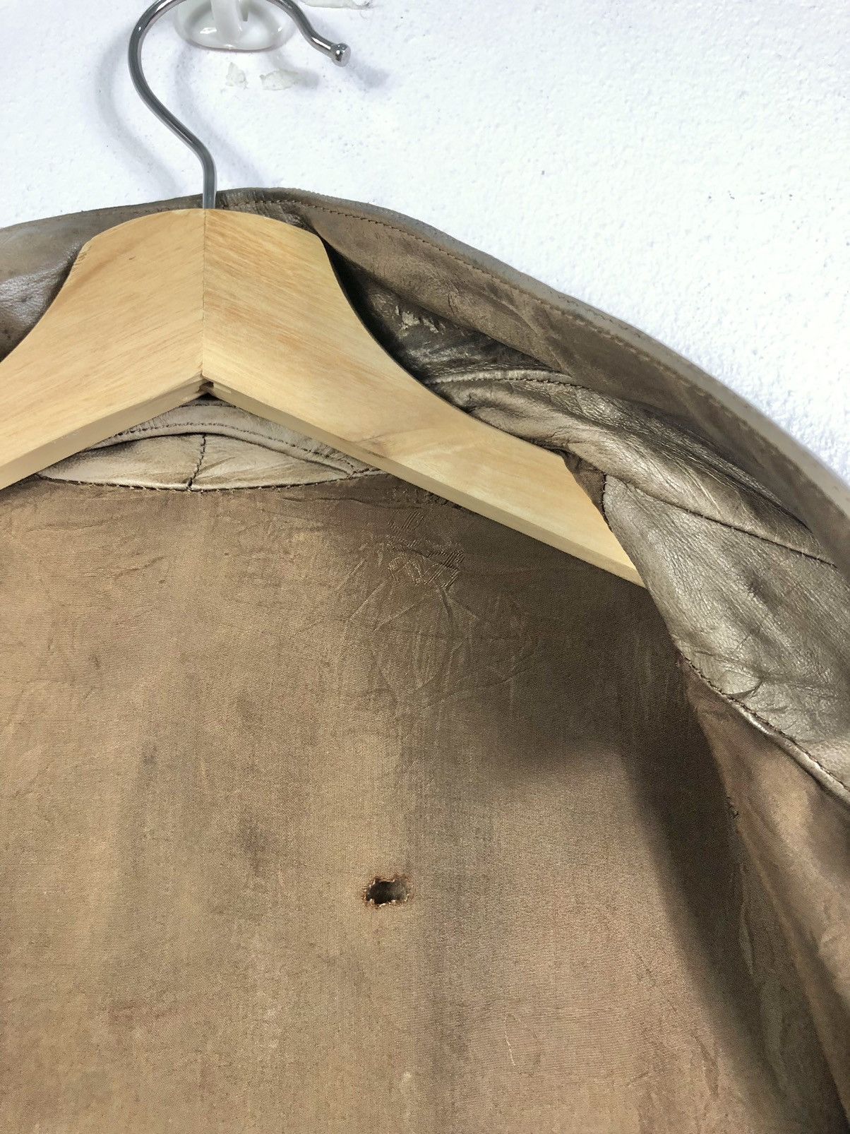 Loewe × Vintage Rare Vintage Loewe Leather Jacket Made in Spain Size US M / EU 48-50 / 2 - 17 Thumbnail