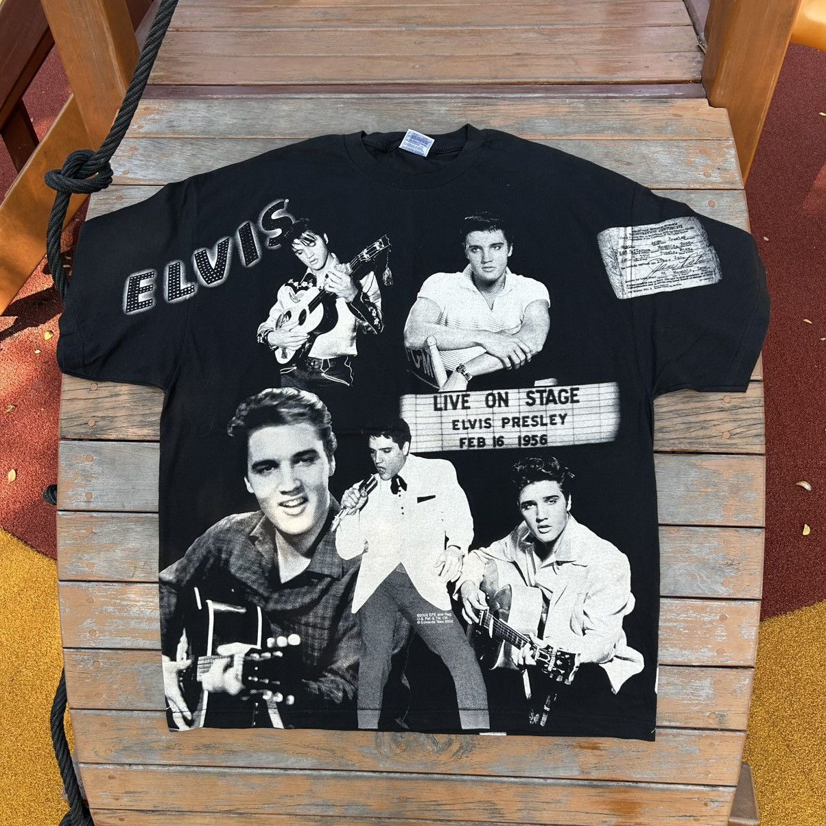 Band Tees Elvis Presley over print 2002’ Size US XXL / EU 58 / 5 - 1 Thumbnail