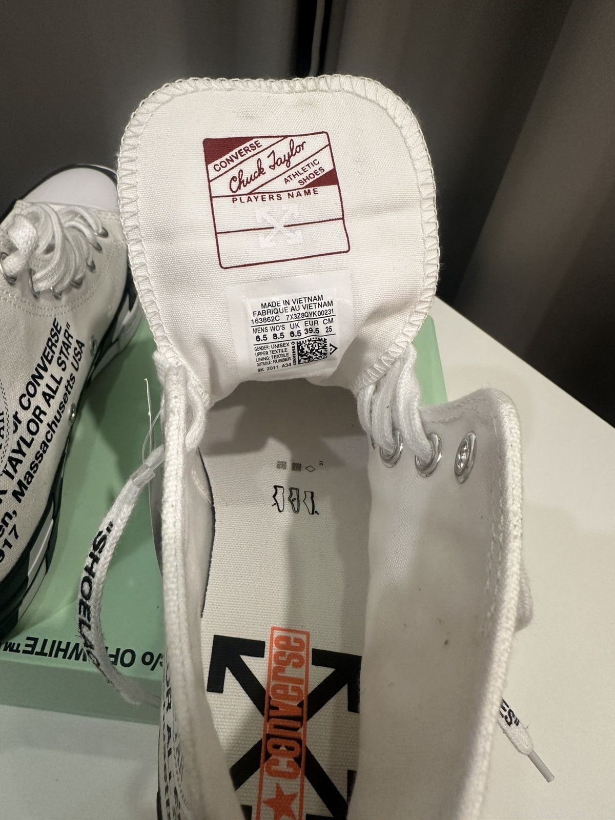 Converse × Off-White Converse x Off white Size US 6.5 / EU 39-40 - 7 Thumbnail