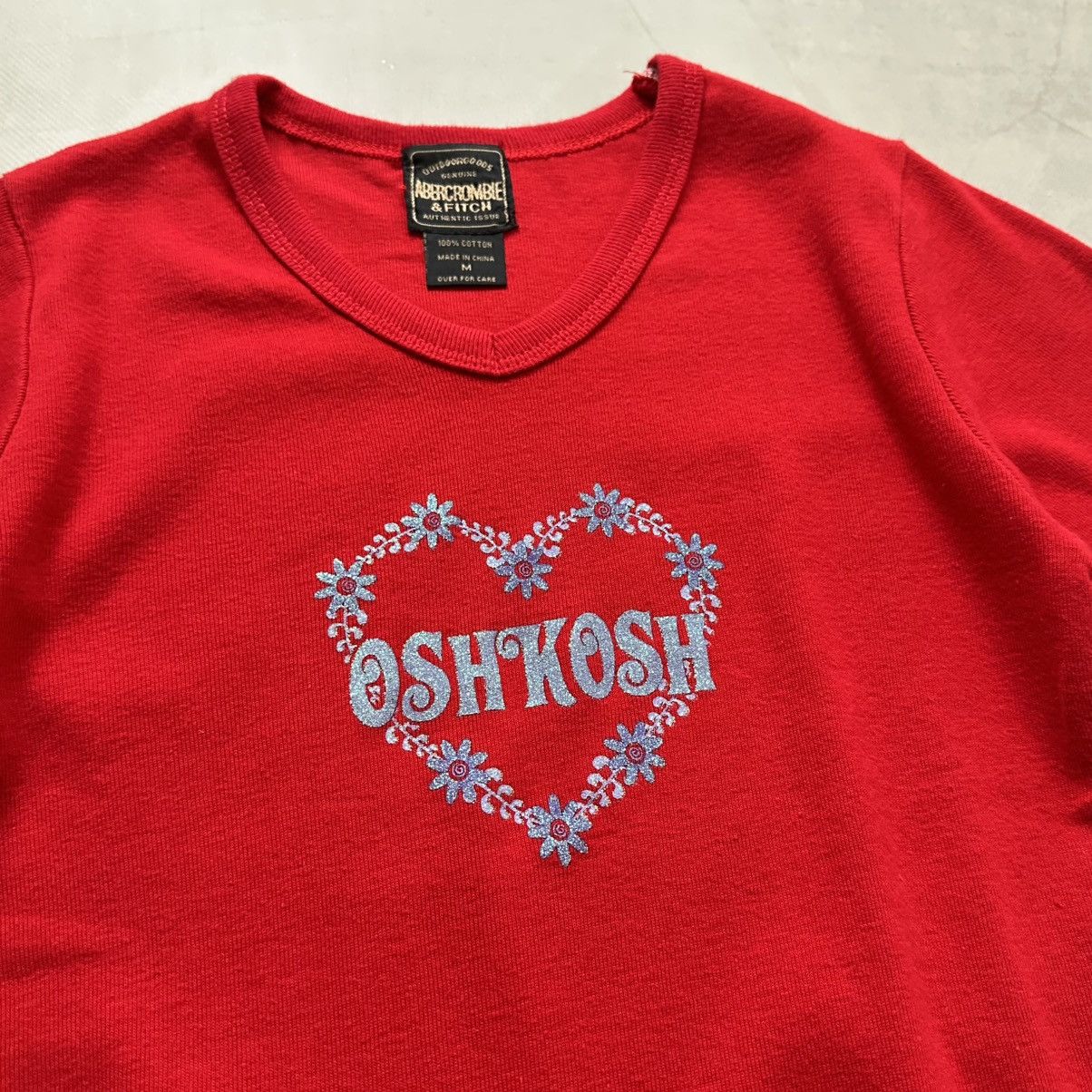 Hysteric Glamour Cute Floral Heart Abercrombie Fitch T Shirt Cop Copine Style Size M / US 6-8 / IT 42-44 - 3 Thumbnail