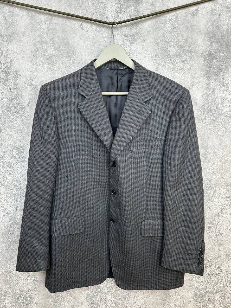 Canali RRP $1500 Canali Luxury Italy Tailored Wool Blazer Birdseye Size 50R - 1 Thumbnail