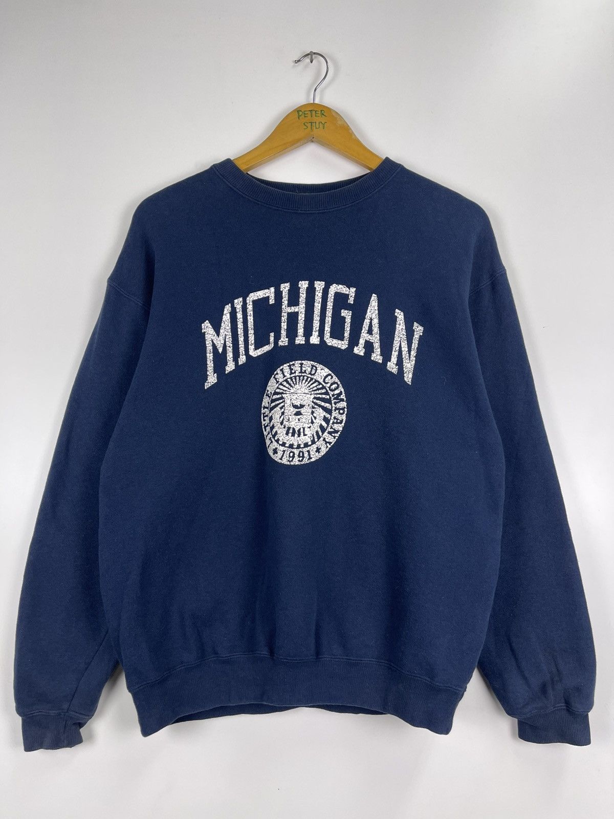 Vintage Vintage Michigan Sweatshirt Size US L / EU 52-54 / 3 - 3 Thumbnail