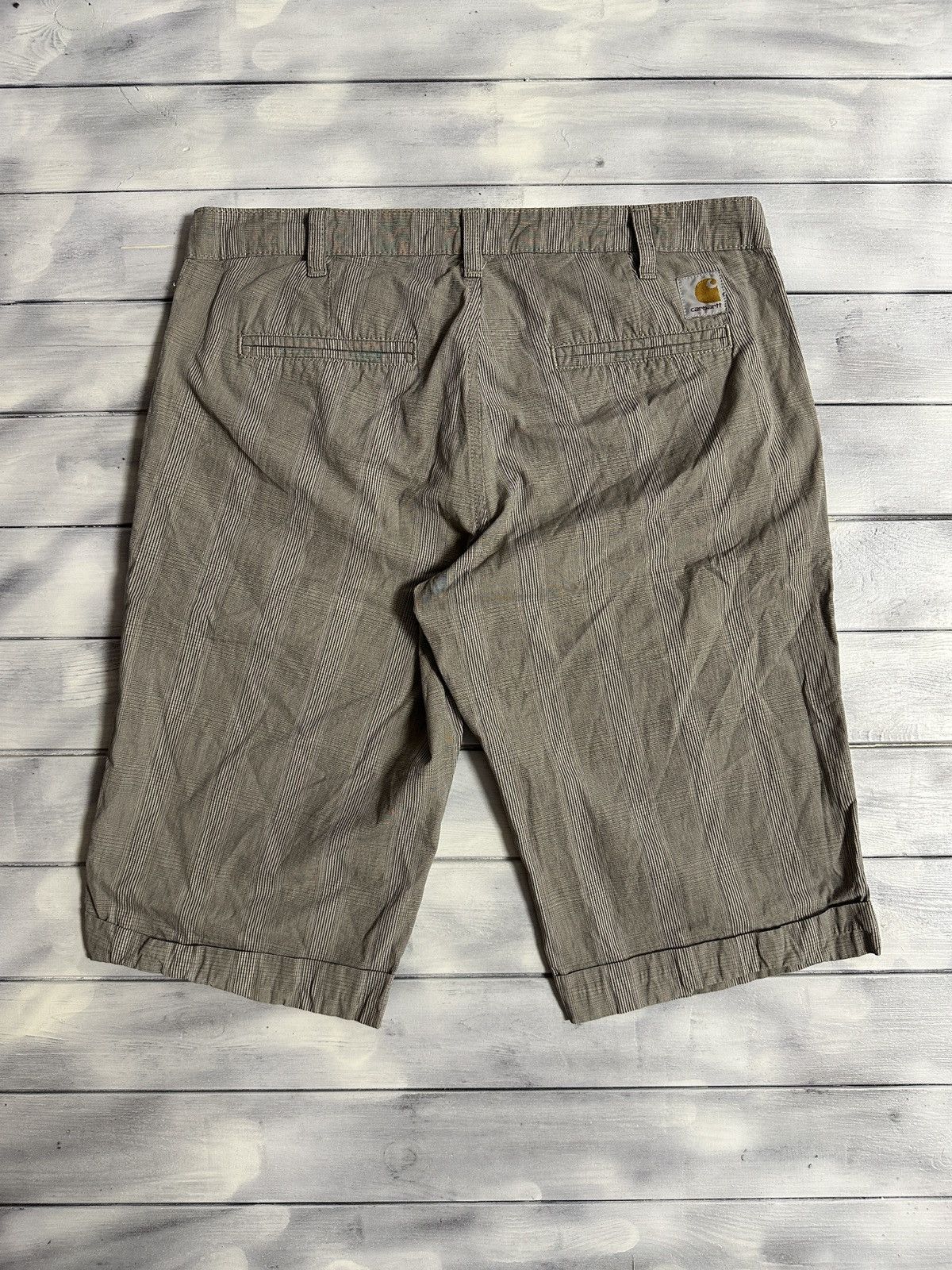 Carhartt Rare Shorts Carhartt Patch Program Nova check style Size US 30 / EU 46 - 1 Thumbnail