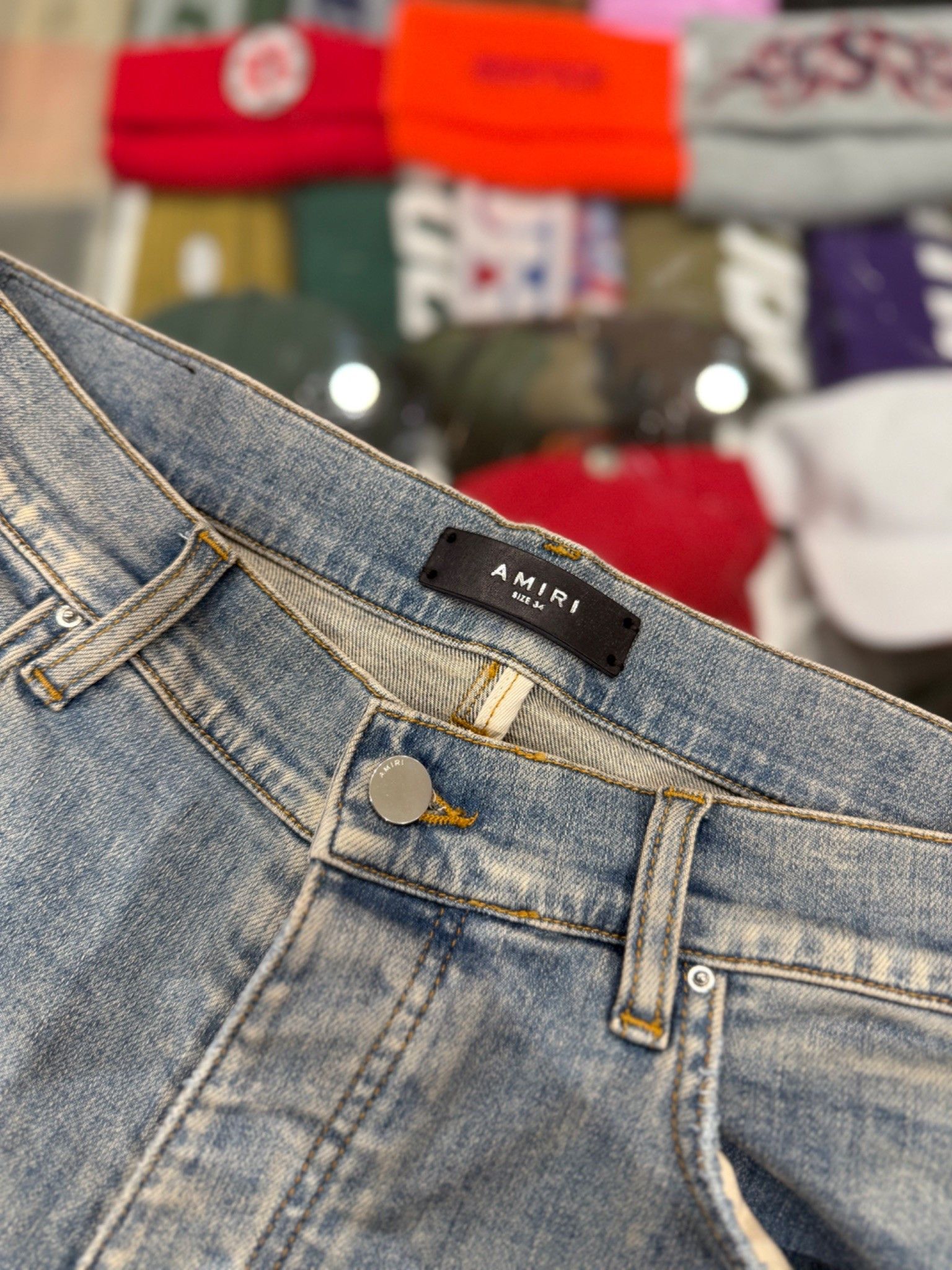 Amiri Amiri MX1 Clay Indigo Jeans Size US 34 / EU 50 - 5 Thumbnail