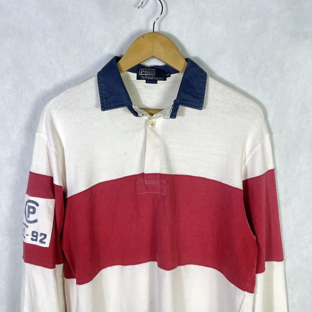 Ralph Lauren Vintage Polo CP RL-92 Ralph Lauren Rugby Long Sleeve Shirt Size US M / EU 48-50 / 2 - 3 Thumbnail