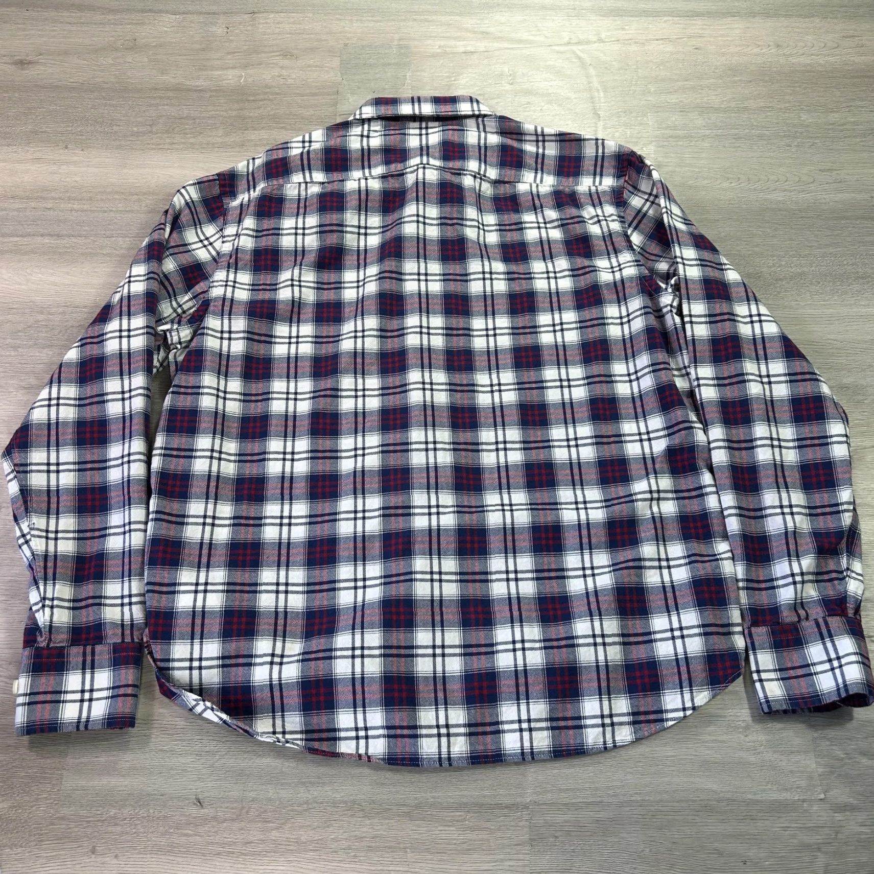 UNTUCKit UNTUCKit Shirt Mens Large Blue Red Plaid Button Down Long Sleeve USA Size US L / EU 52-54 / 3 - 2 Thumbnail