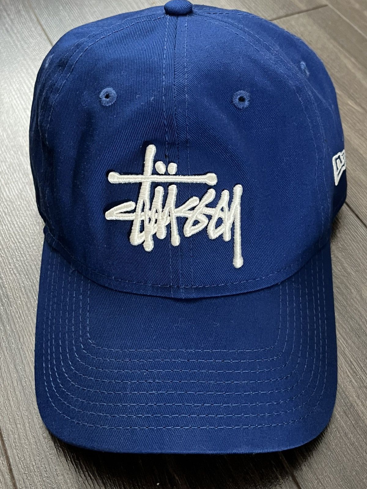 New Era × Stussy Stussy x New Era stock logo ball cap Blue Size ONE SIZE - 4 Thumbnail