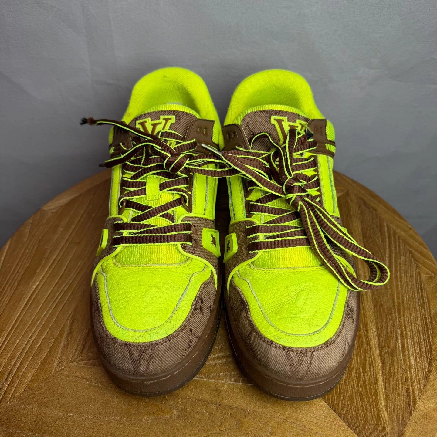 Louis Vuitton Louis Vuitton LV Trainer Fluorescent Green 40 95% New Size US 6.5 / EU 39-40 - 7 Thumbnail