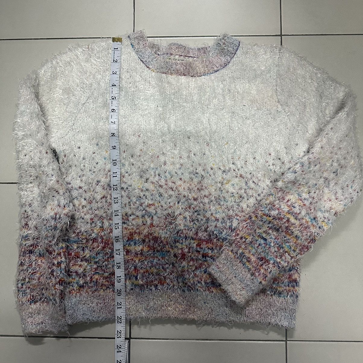 Beams Plus Beams Knit Shaggy Faux Fur Mohair Sweater Size S / US 4 / IT 40 - 11 Thumbnail