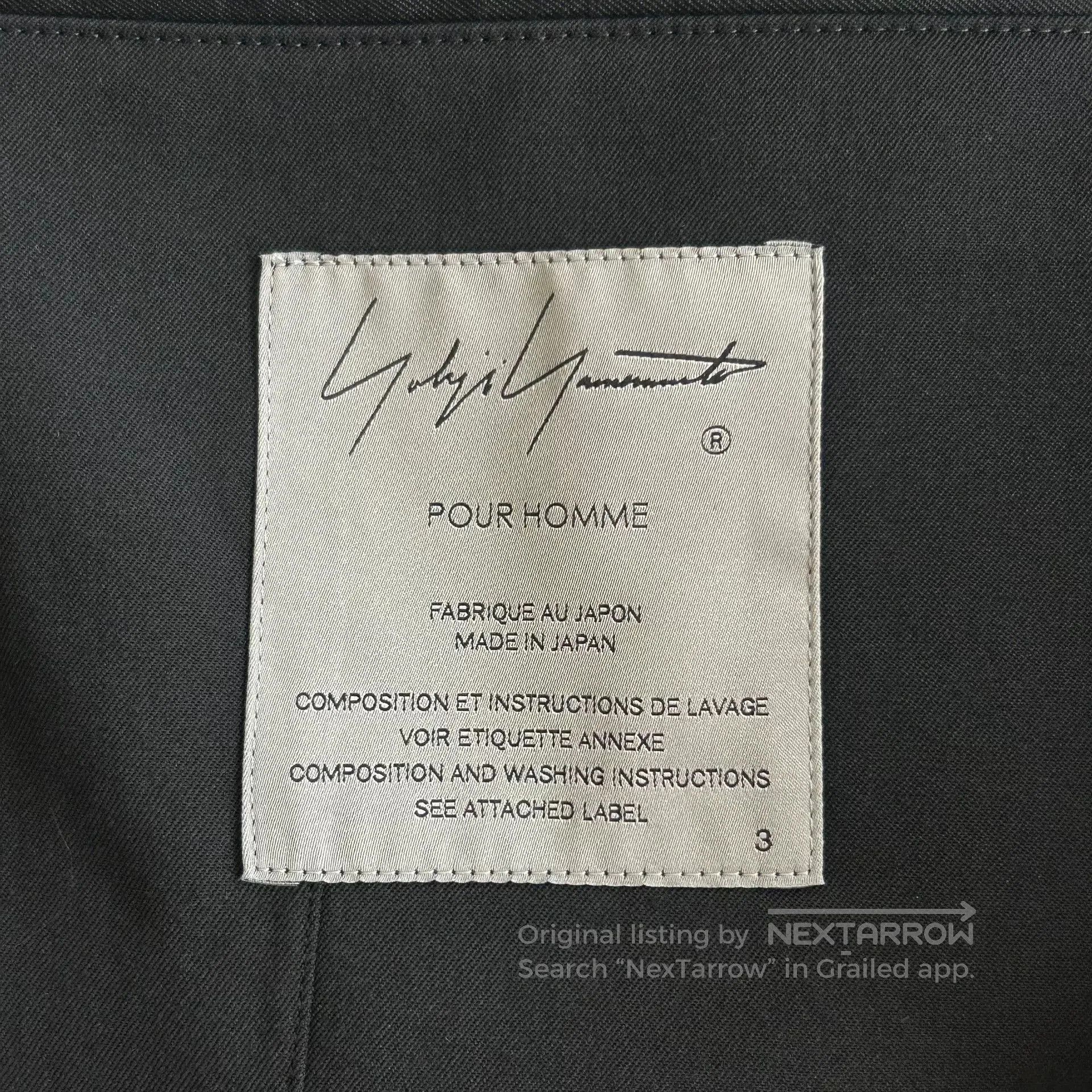 Yohji Yamamoto Yohji Yamamoto White Crow Embroidery Coat. Size US M / EU 48-50 / 2 - 7 Thumbnail