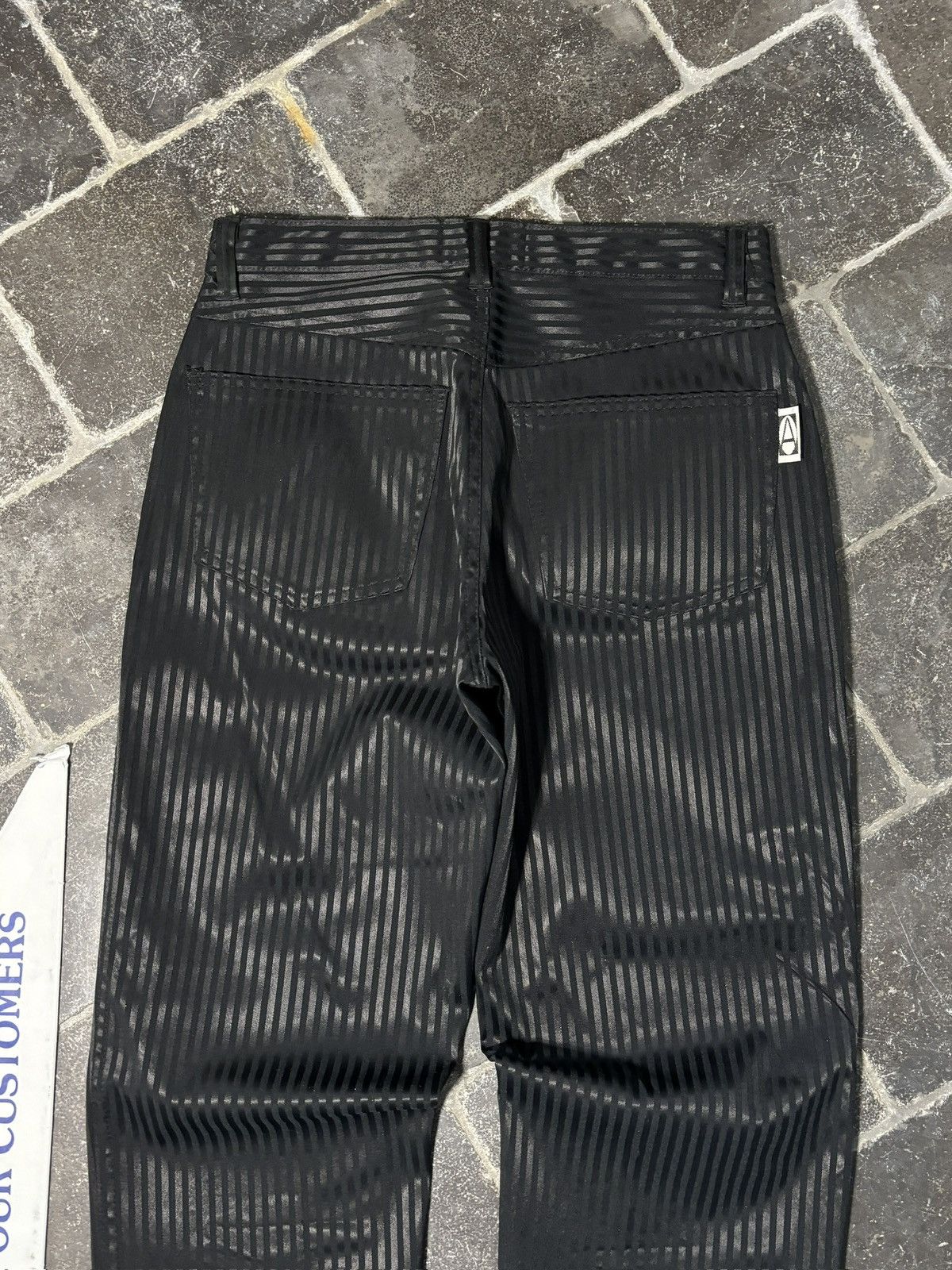 Vintage Made in England Vintage Striped Pants 1990s Apartment London Size 28" / US 6 / IT 42 - 5 Thumbnail