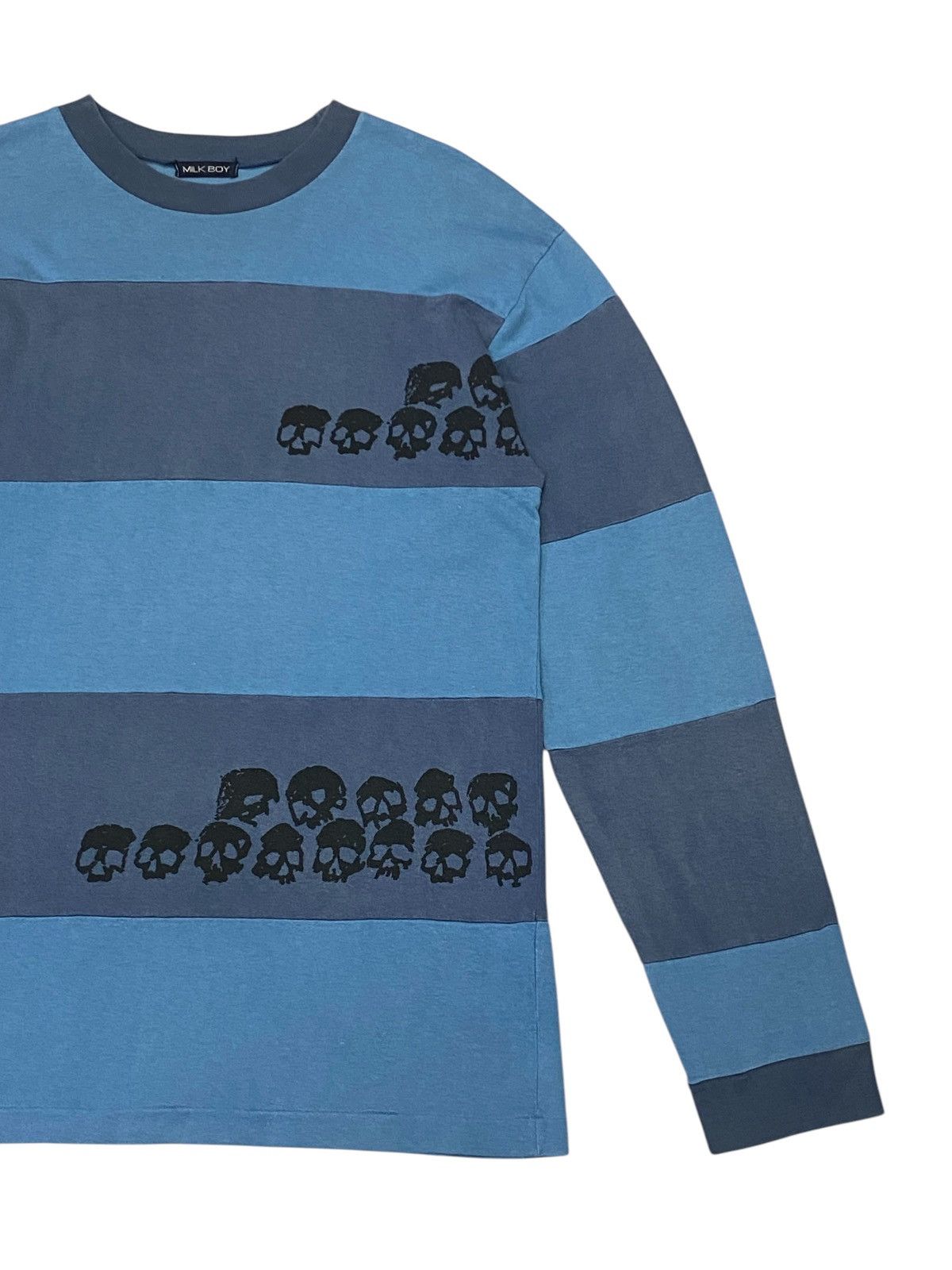 Beauty Beast × Japanese Brand Vintage “Milk Boy” Skull Long Sleeve T-Shirt Size US M / EU 48-50 / 2 - 5 Thumbnail