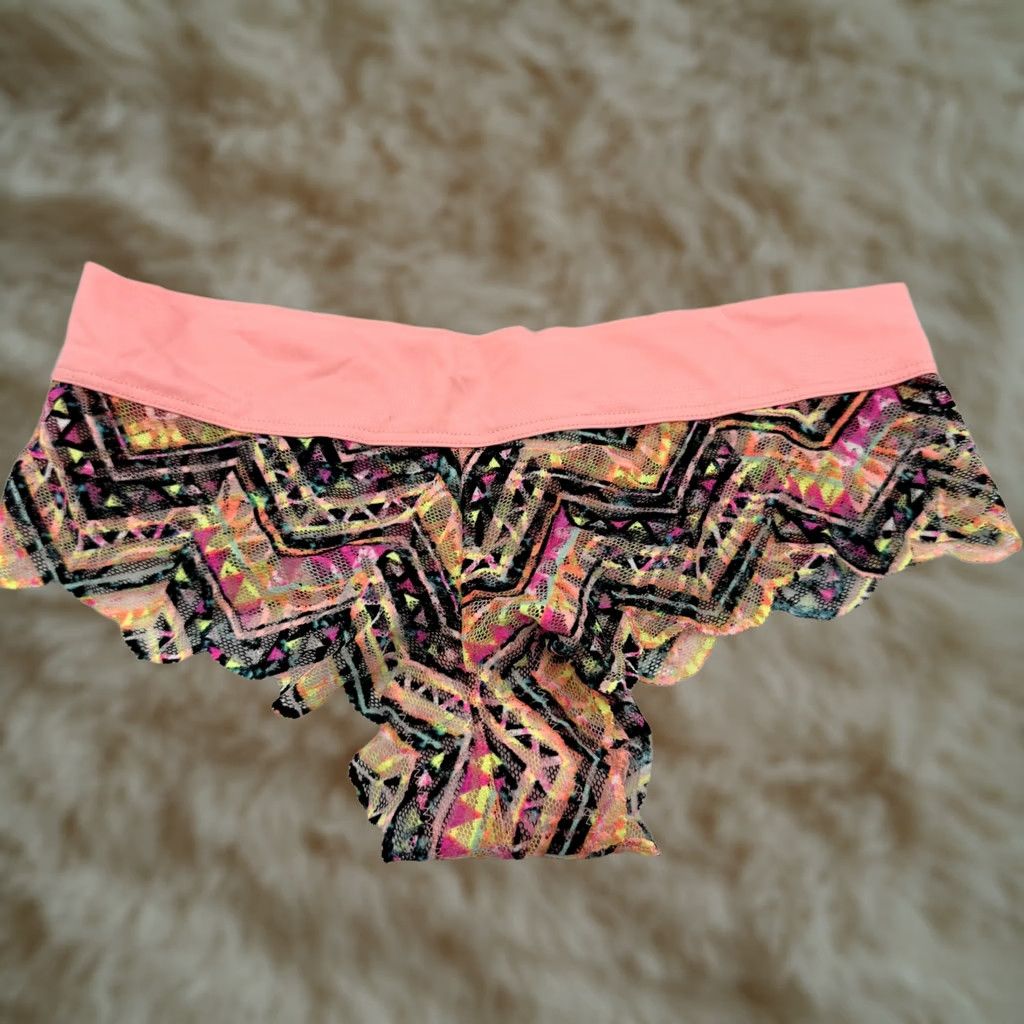 Victoria's Secret PINK Victoria's Secret Pink Extra Low Rise Cheekster Tanga Panties Sz S NWT Panties Womens Pink Cheeky Low Rise NWT S Ladies Size 28" / US 6 / IT 42 - 1 Thumbnail