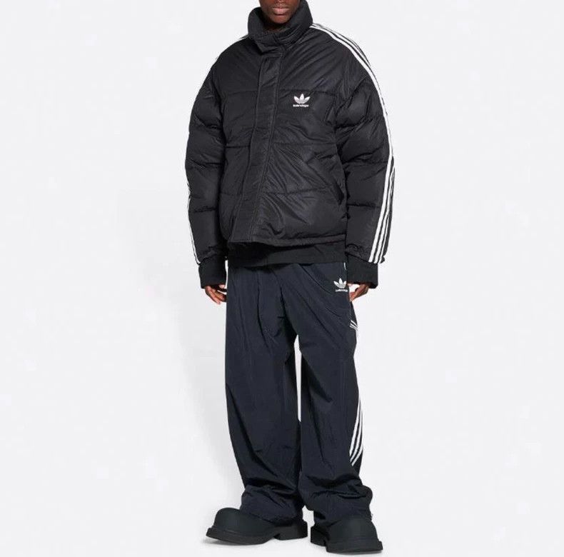 Balenciaga Balenciaga Striped Logo casual cotton jacket 2502-Nextarrow Size US L / EU 52-54 / 3 - 2 Thumbnail
