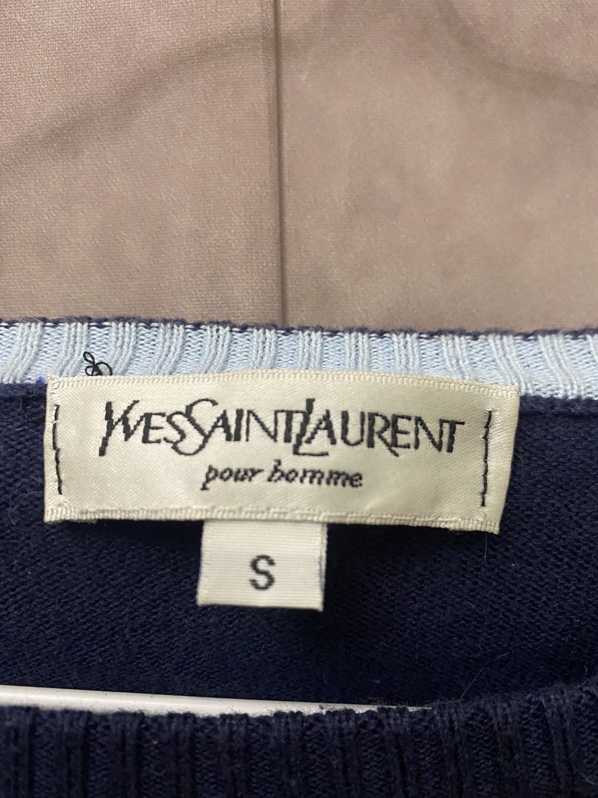 Designer × Yves Saint Laurent Yves Saint Laurent Sweater Luxury YSL Size US S / EU 44-46 / 1 - 3 Thumbnail