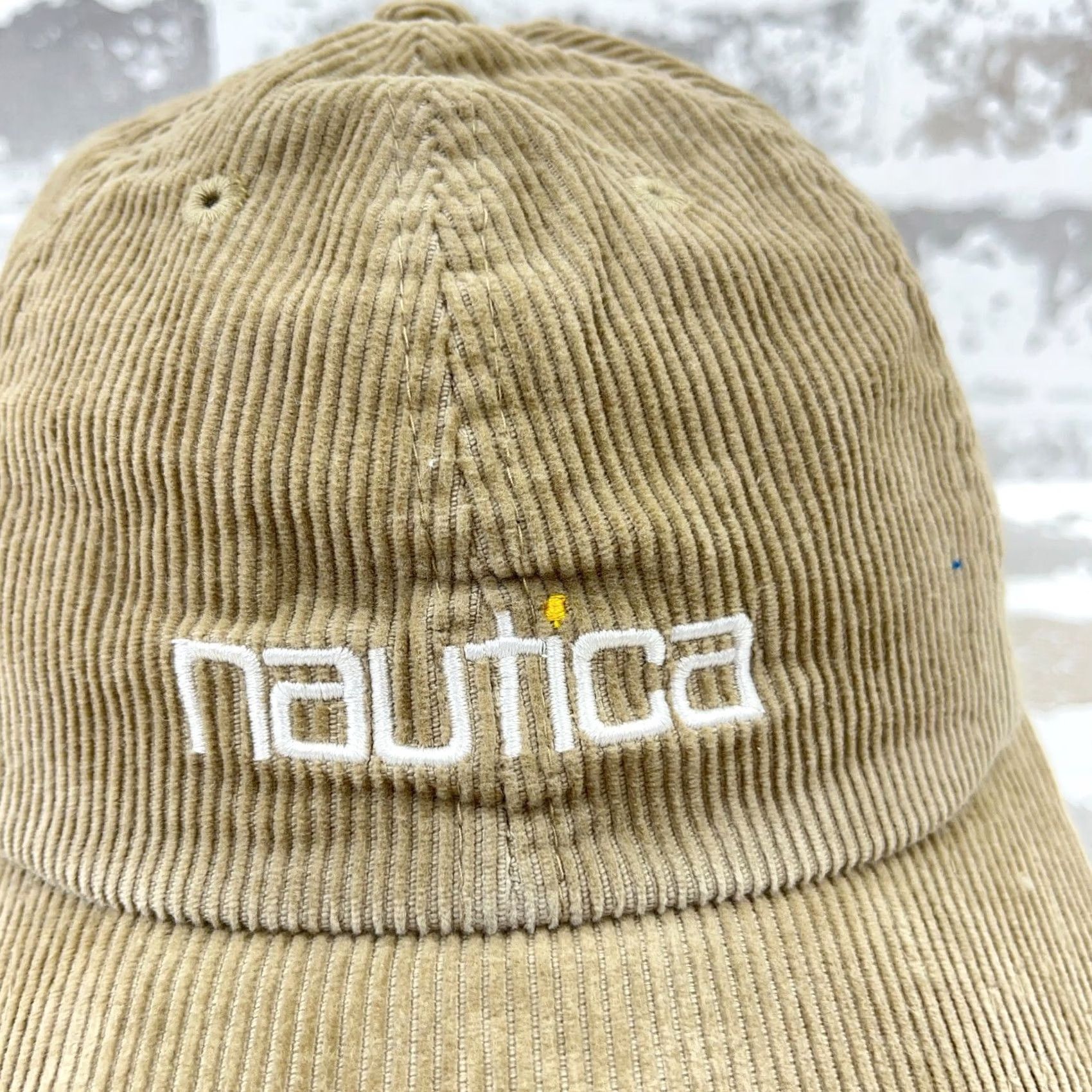Nautica Nautica Trucker Hat - Corduroy Strap Baseball Golf Dad Mens Adult Brown Casual Size ONE SIZE - 4 Thumbnail