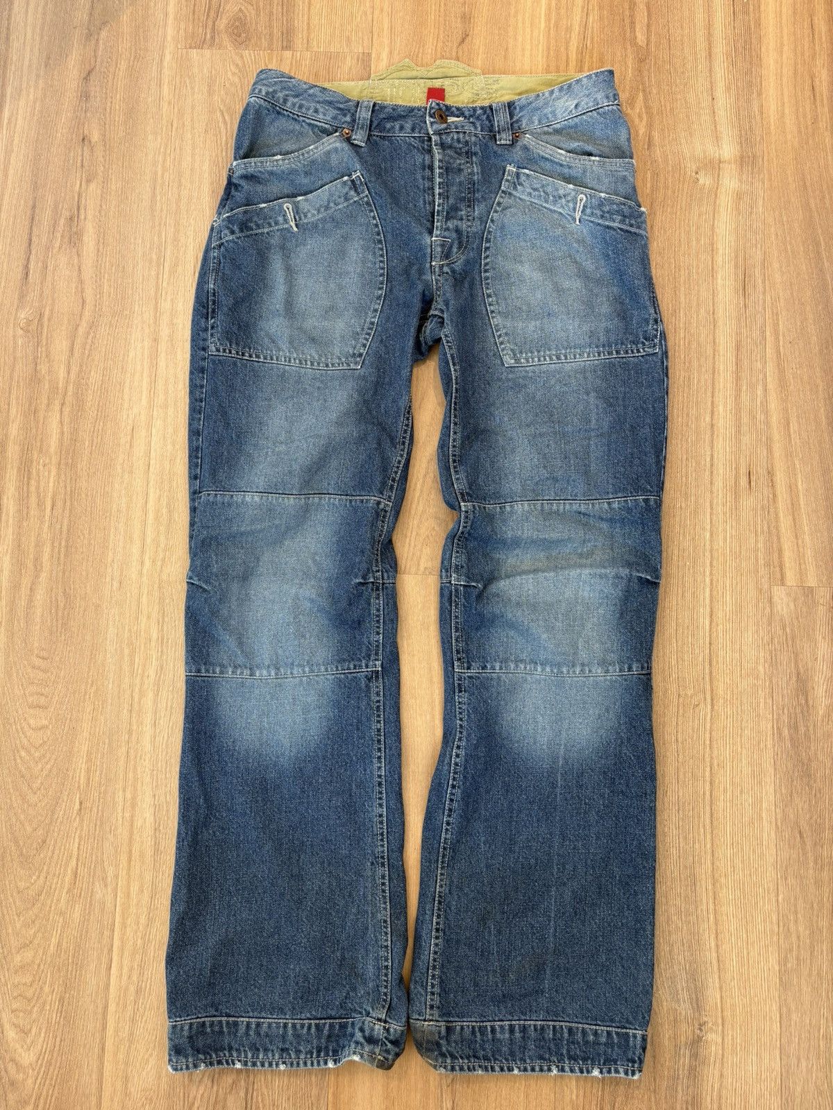 Marithe + Francois Girbaud Vintage tipster tactical multi pocket Jeans Size US 31 - 1 Thumbnail